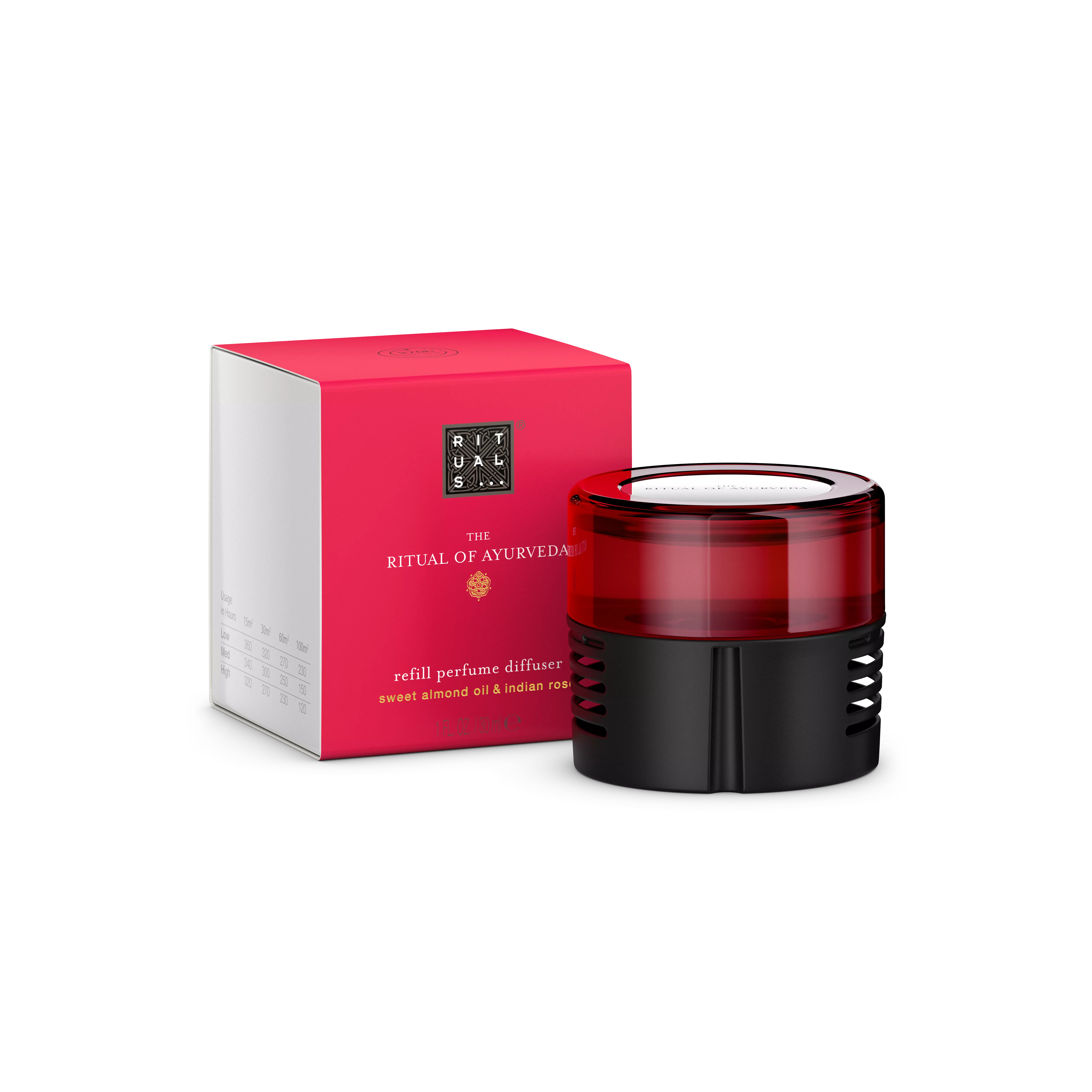 rezervă difuzor de parfum, ayurveda, Roșu, 30 ml, RITUALS