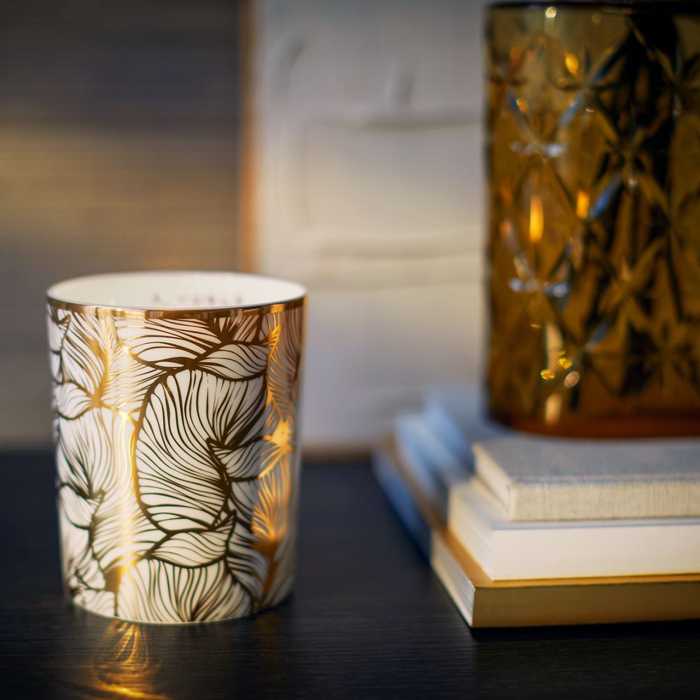 Private Collection Accessories, เชิงเทียนสุดหรู รุ่น Golden Leaves