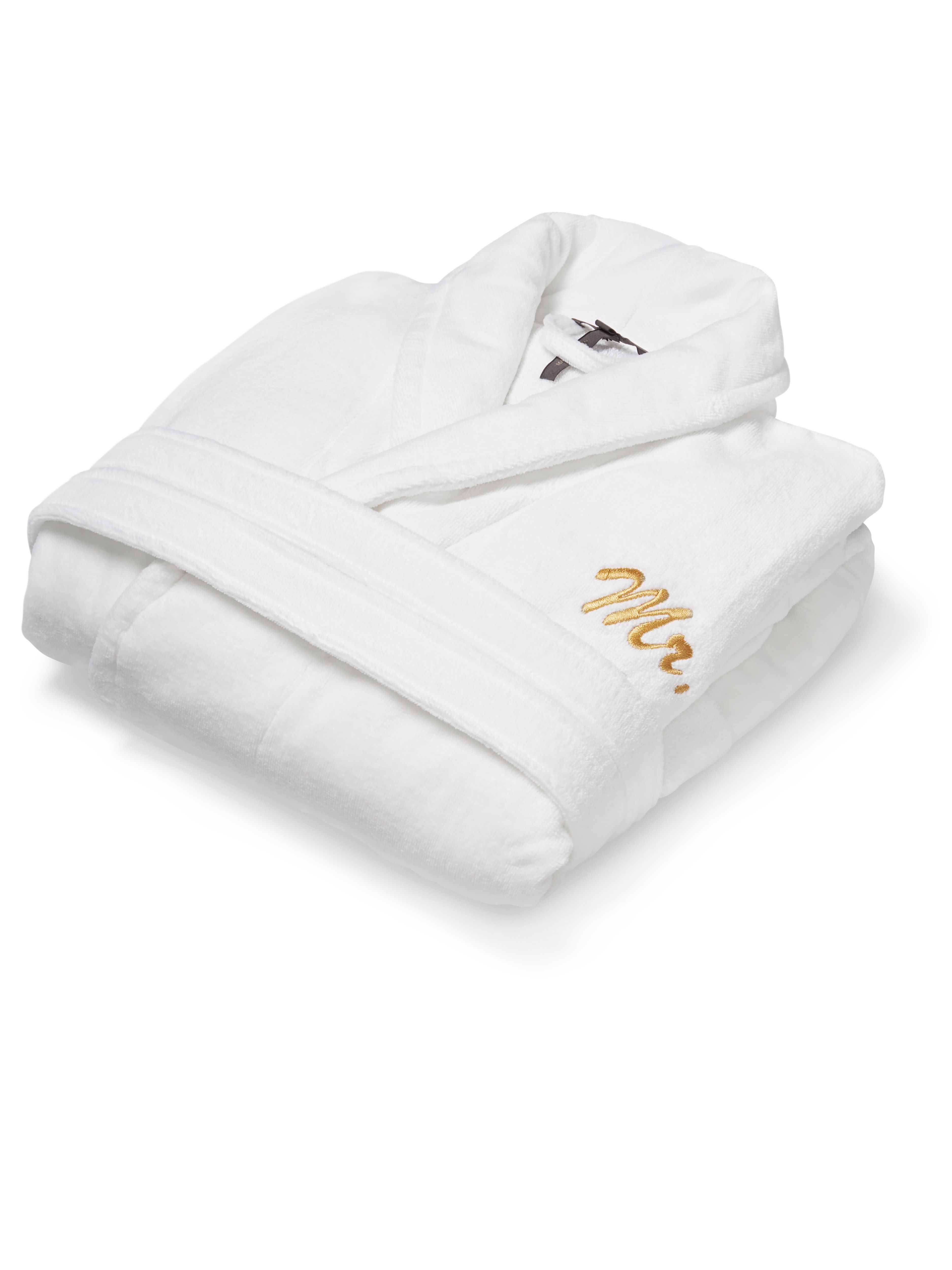 Mr Bathrobe - White - L