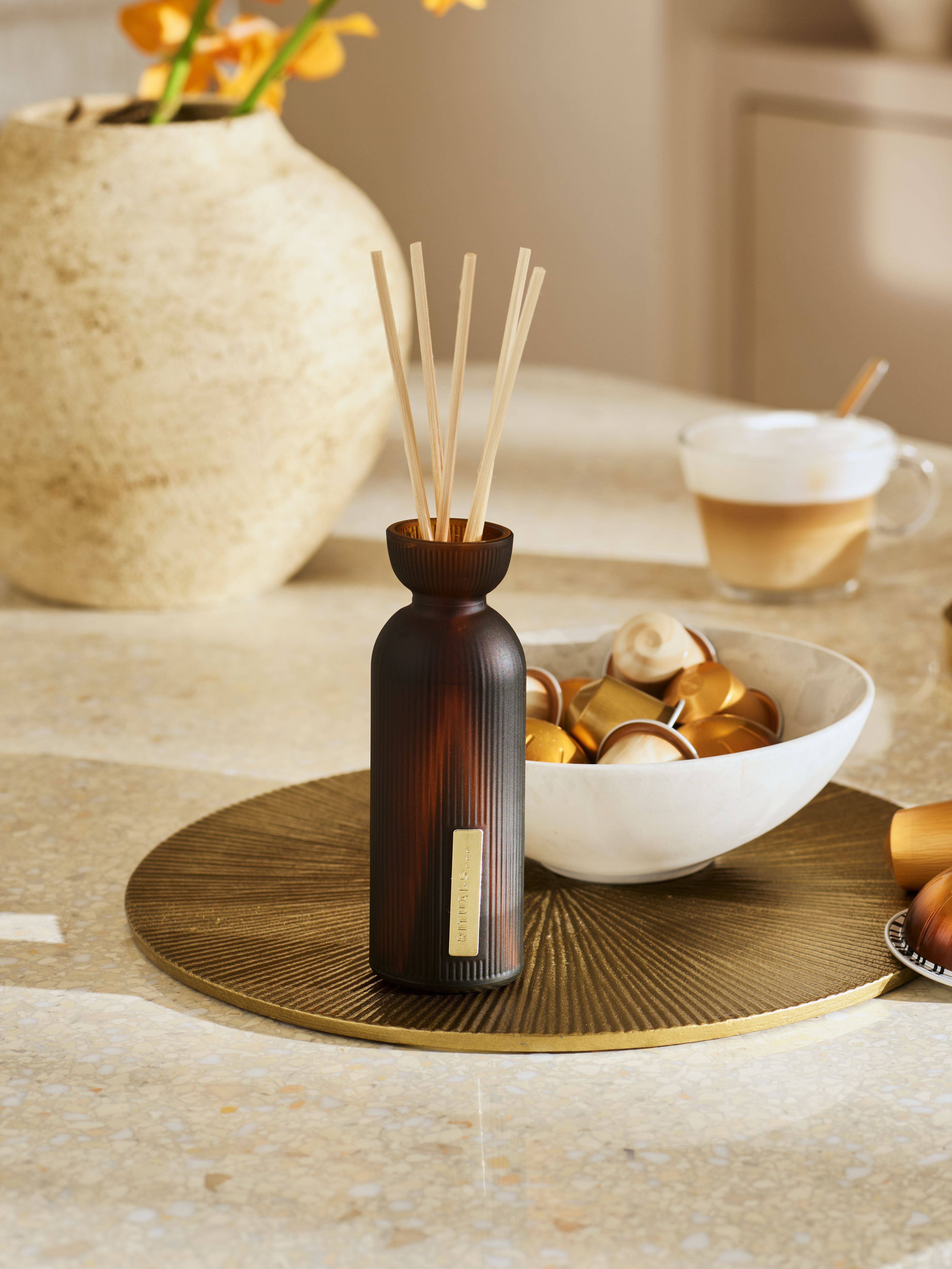 The Ritual of Mehr Mini Fragrance Sticks 70ml Lifestyle with Product