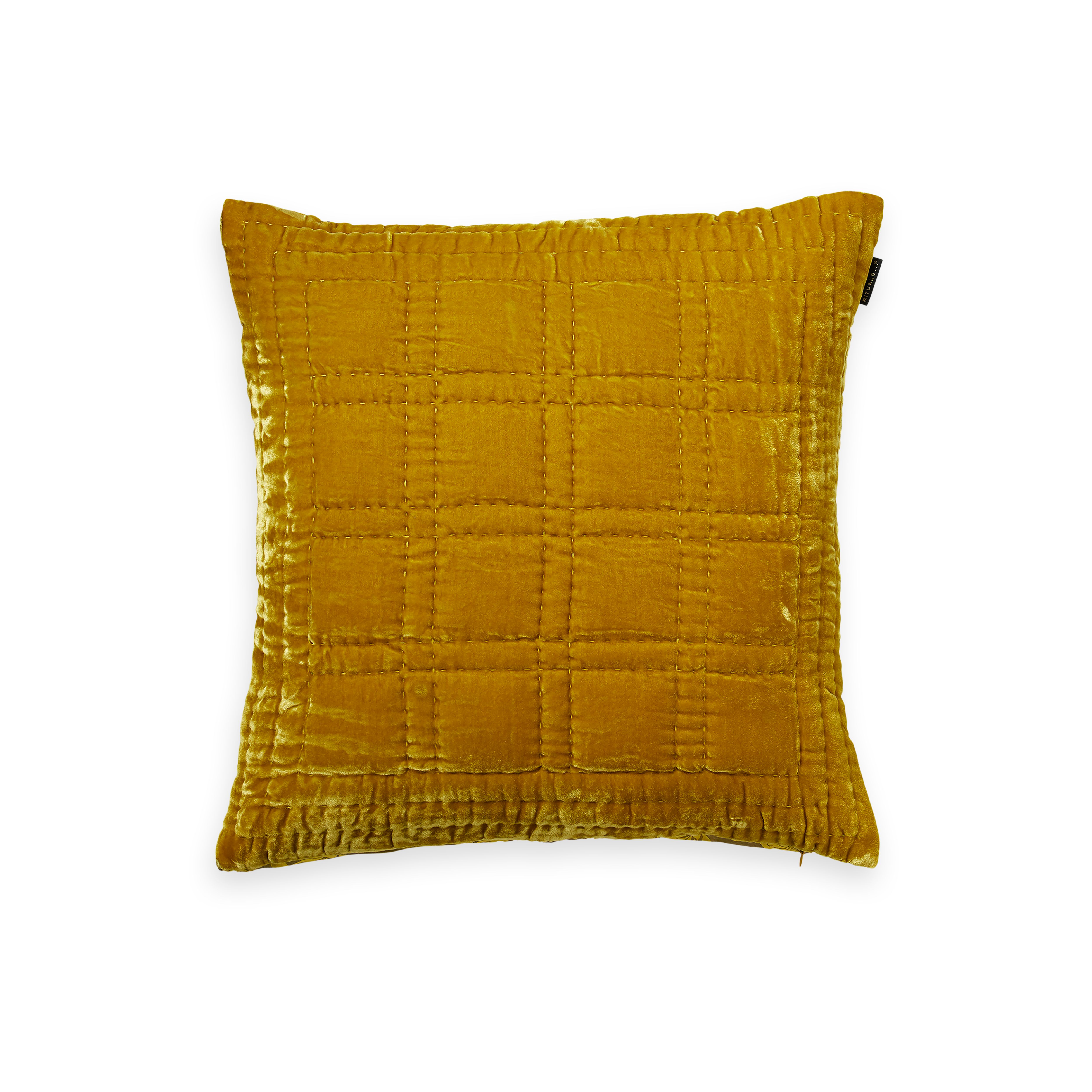 Housse de coussin en velours de soie et viscose 50 x 50 cm, houseofrituals, Jaune, Avant : 82 % viscose, 18 % soie
Arrière : 70 % viscose, 30 % soie, RITUALS