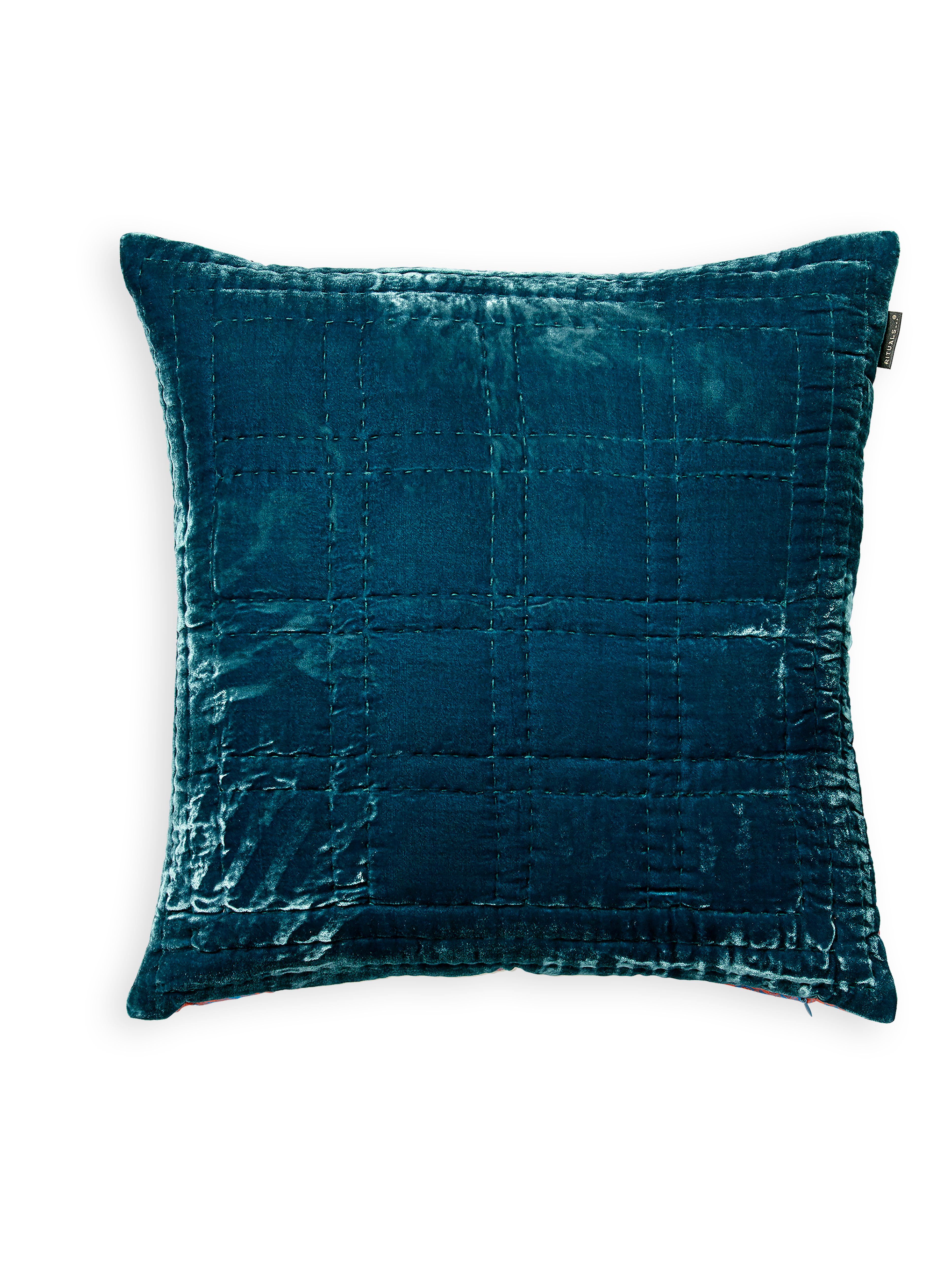 Saigon Silk Cushion case 50x50cm Petrol Blue