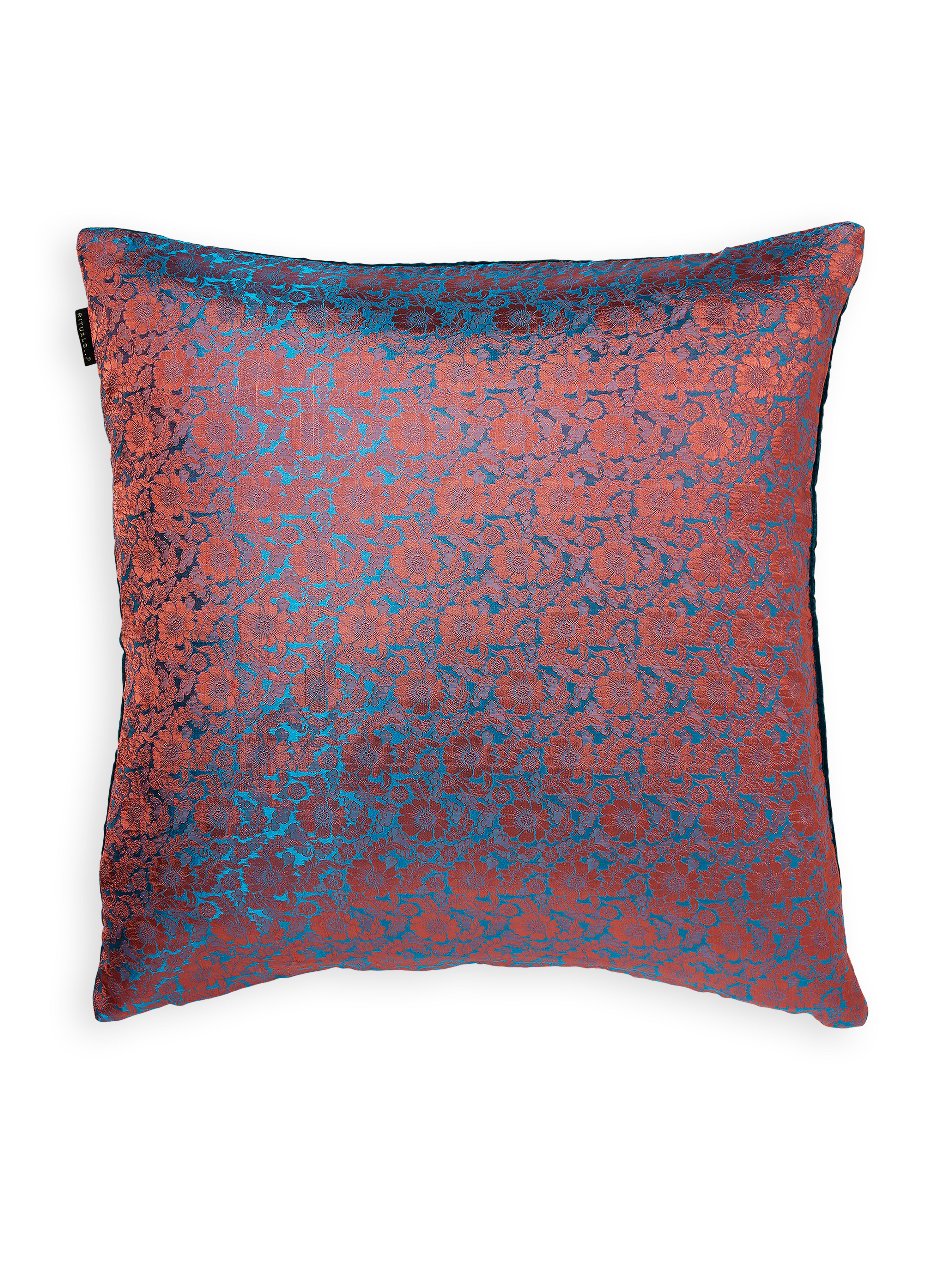 Saigon Silk Cushion case 50x50cm Petrol Blue
