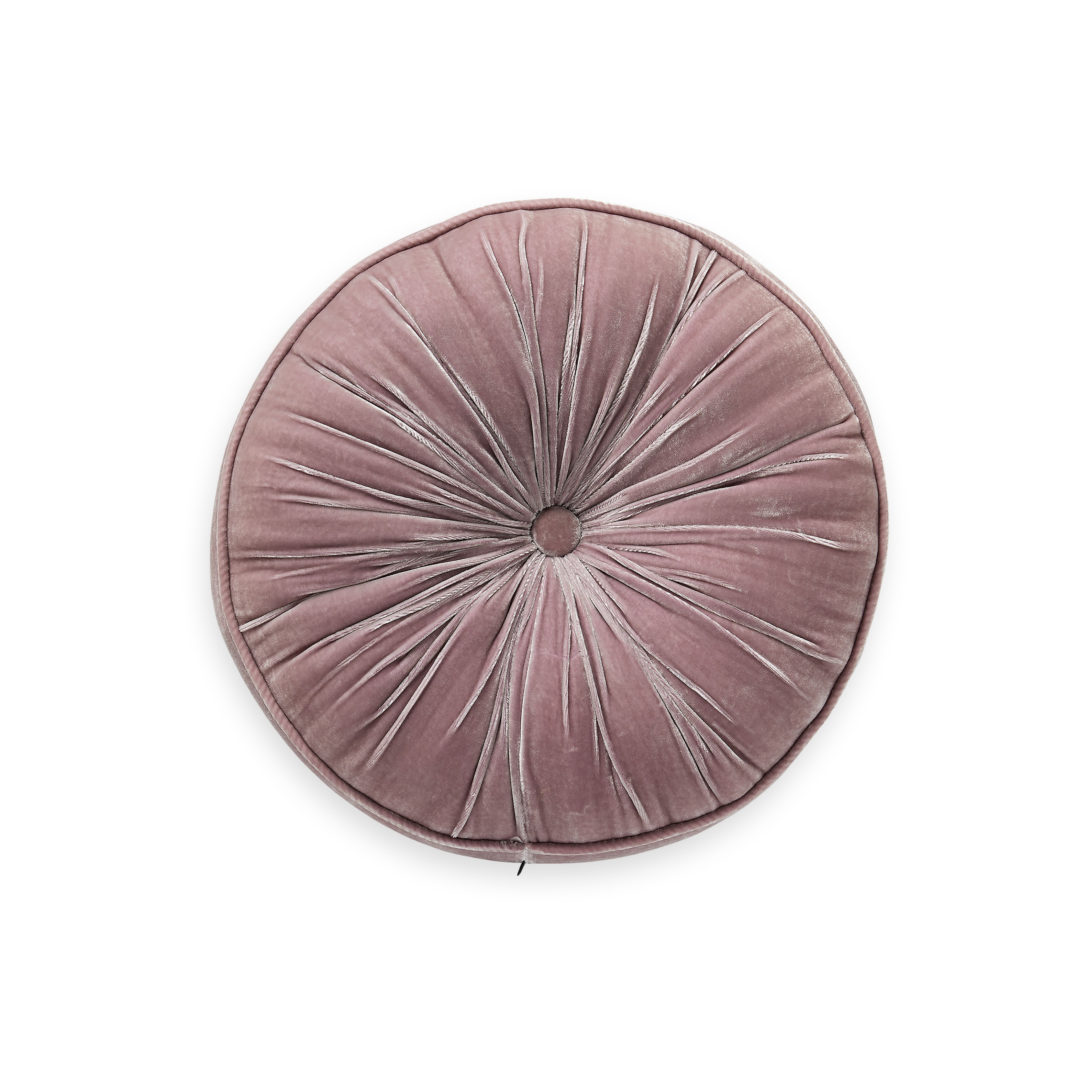 Rundes Kissen aus Viskose, Seide und Samt, houseofrituals, Pink, Viskose 82 %, Seide 18 %, RITUALS