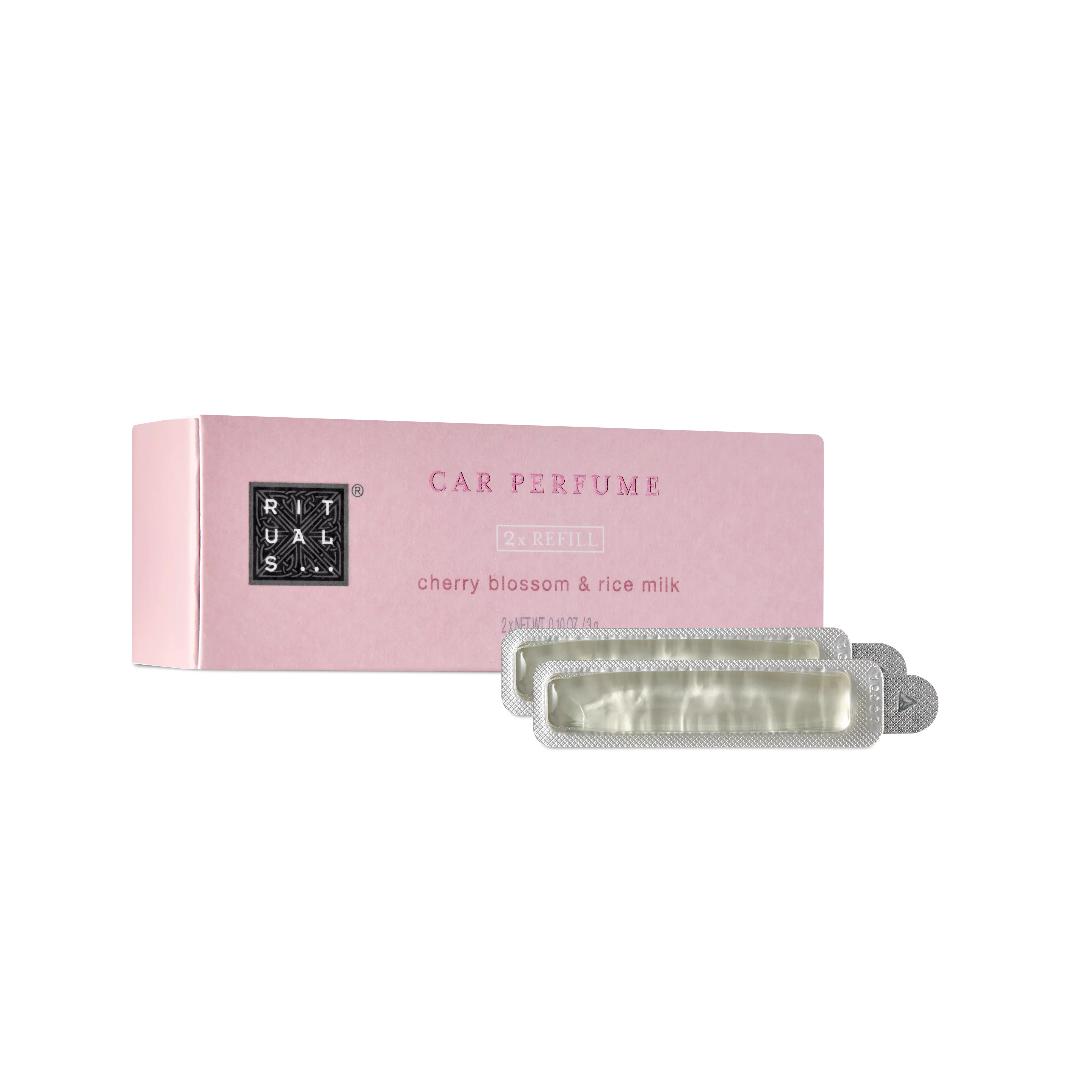 Nachfüllpackung des exklusiven Autoparfums, sakura, Weiß, 2x3 gr, RITUALS