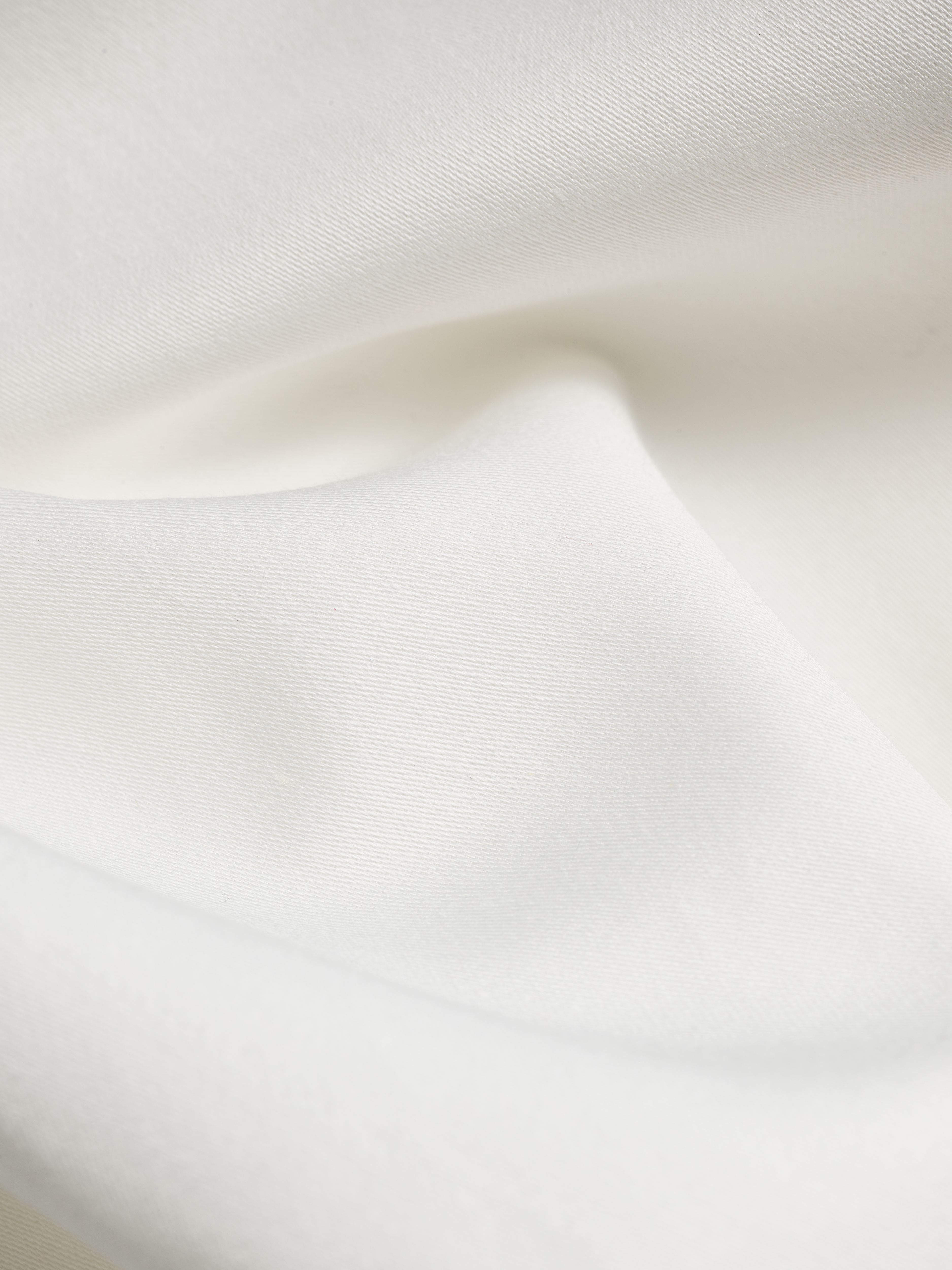 Singapore Satin Cotton Fitted Sheets 90x200cm White Lifestyle with Product Elements