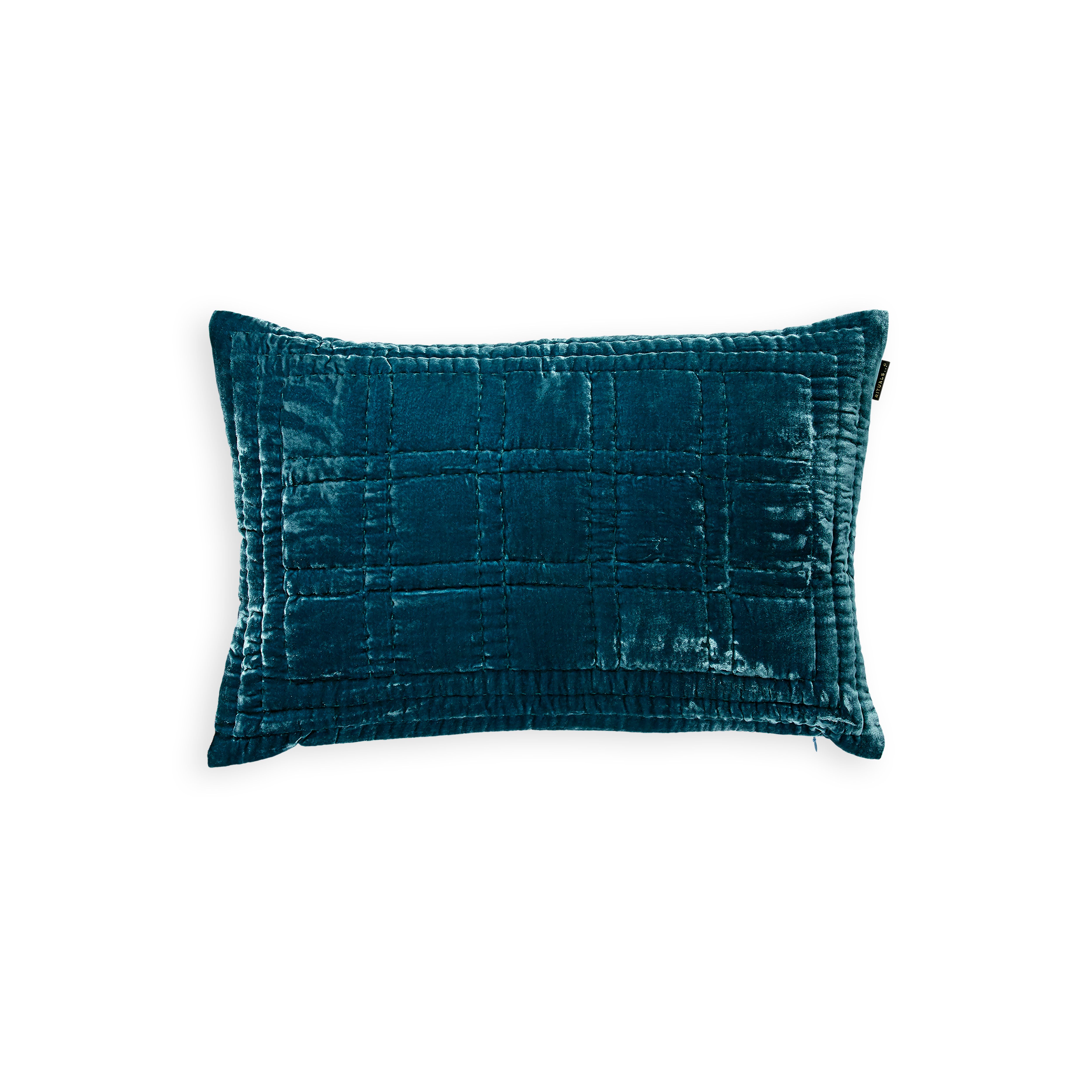 Viscose-zijdefluwelen kussenovertrek 60x40 cm, houseofrituals, Blauw, Voorzijde: viscose 82%, zijde 18%
Achterzijde: viscose 70%, zijde 30%, RITUALS