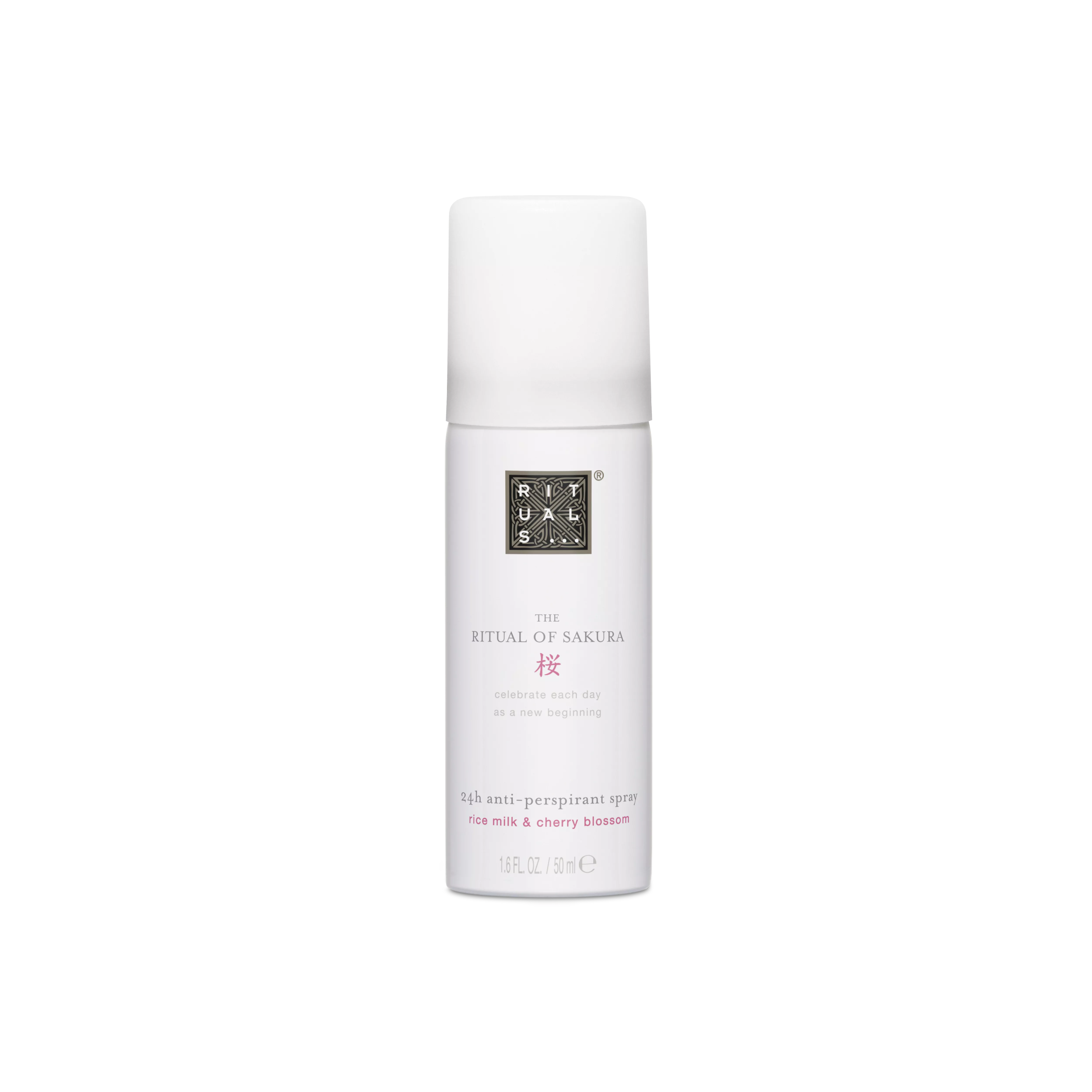 24 val. purškiamas antiperspirantas, sakura, Balta, 50 ml, RITUALS