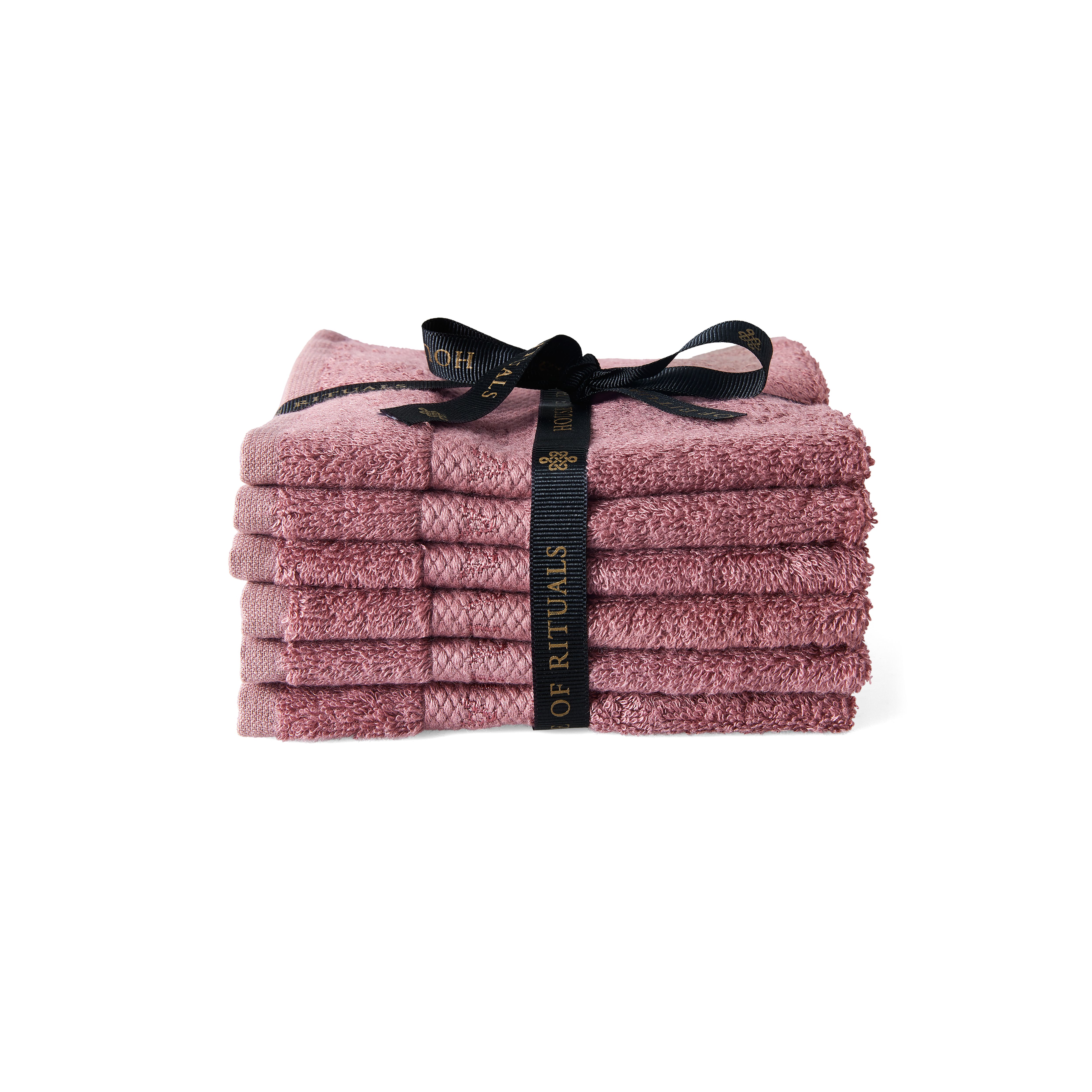Cotton Guest Towels 30x30 cm, houseofrituals, Pink, 100% bomuld, RITUALS