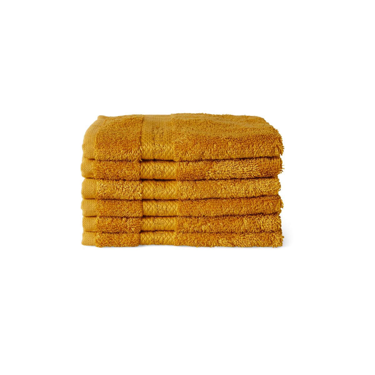 Rituals Super Smooth Cotton Guest Towel 30x30cm Ocre Yellow