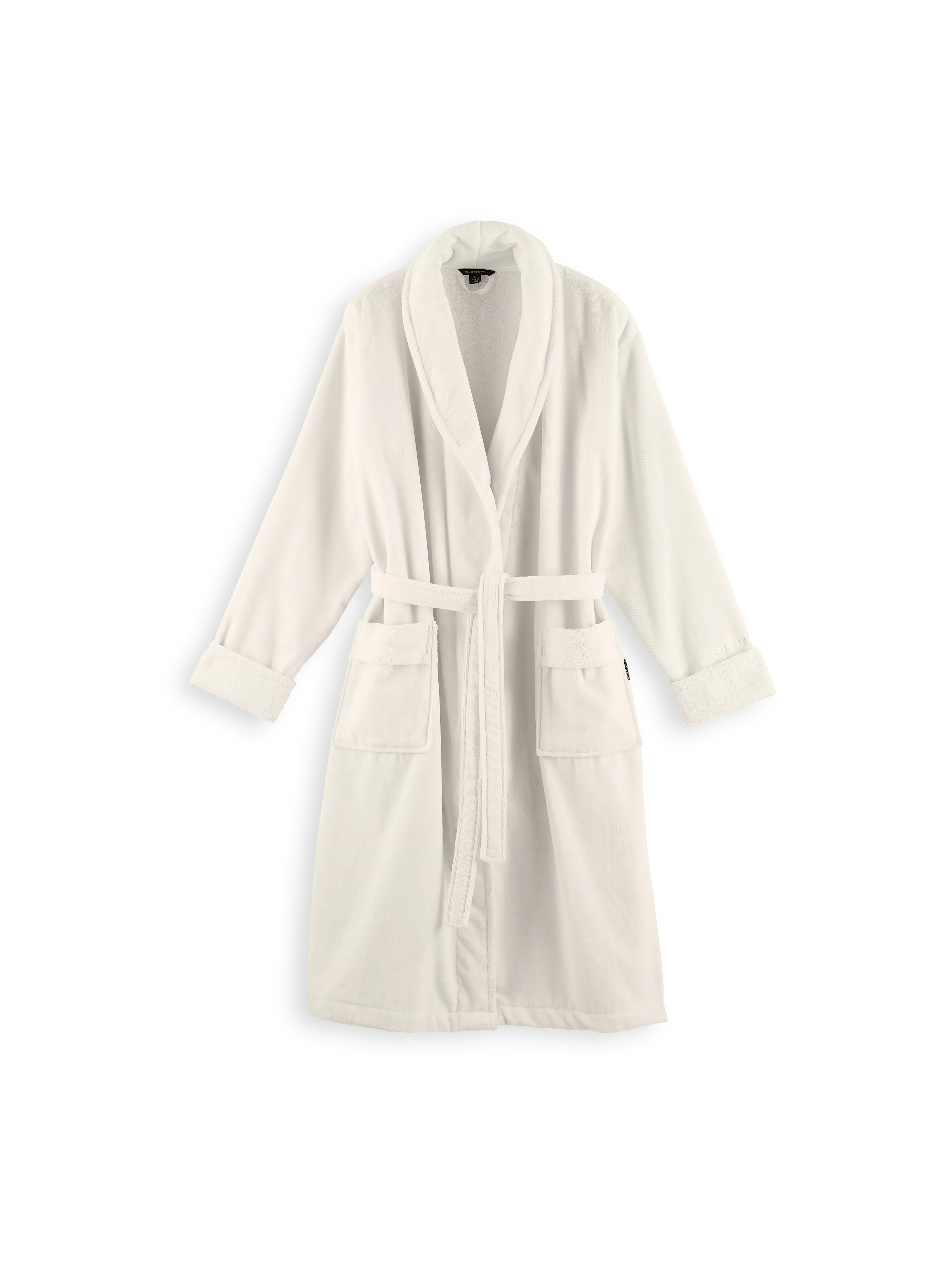 halat de baie luxos și confortabil, din bumbac, houseofrituals, Alb, Bumbac 100%, RITUALS