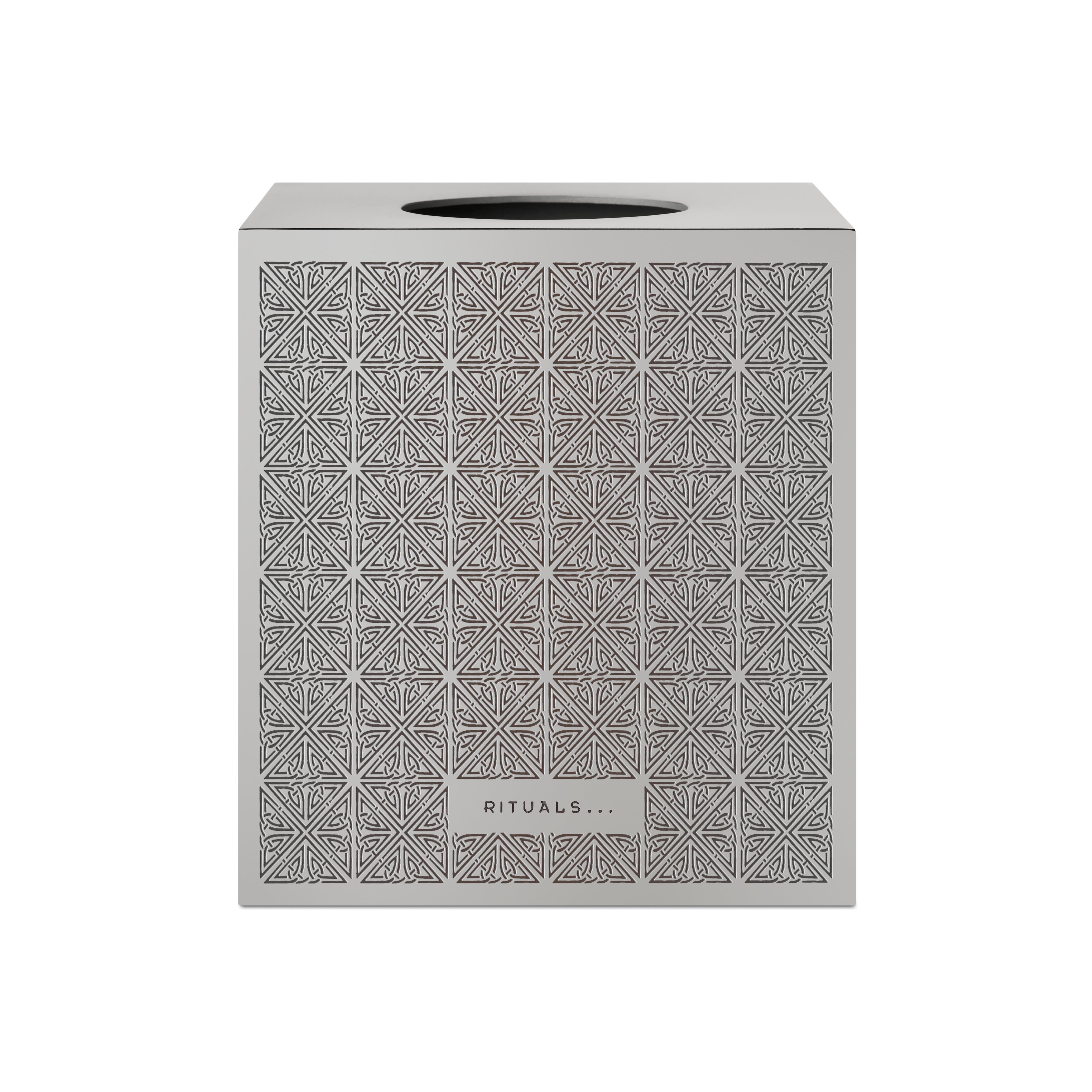 luxury enume tissue box, houseofrituals, Silver, 100% Stainless Steel, RITUALS