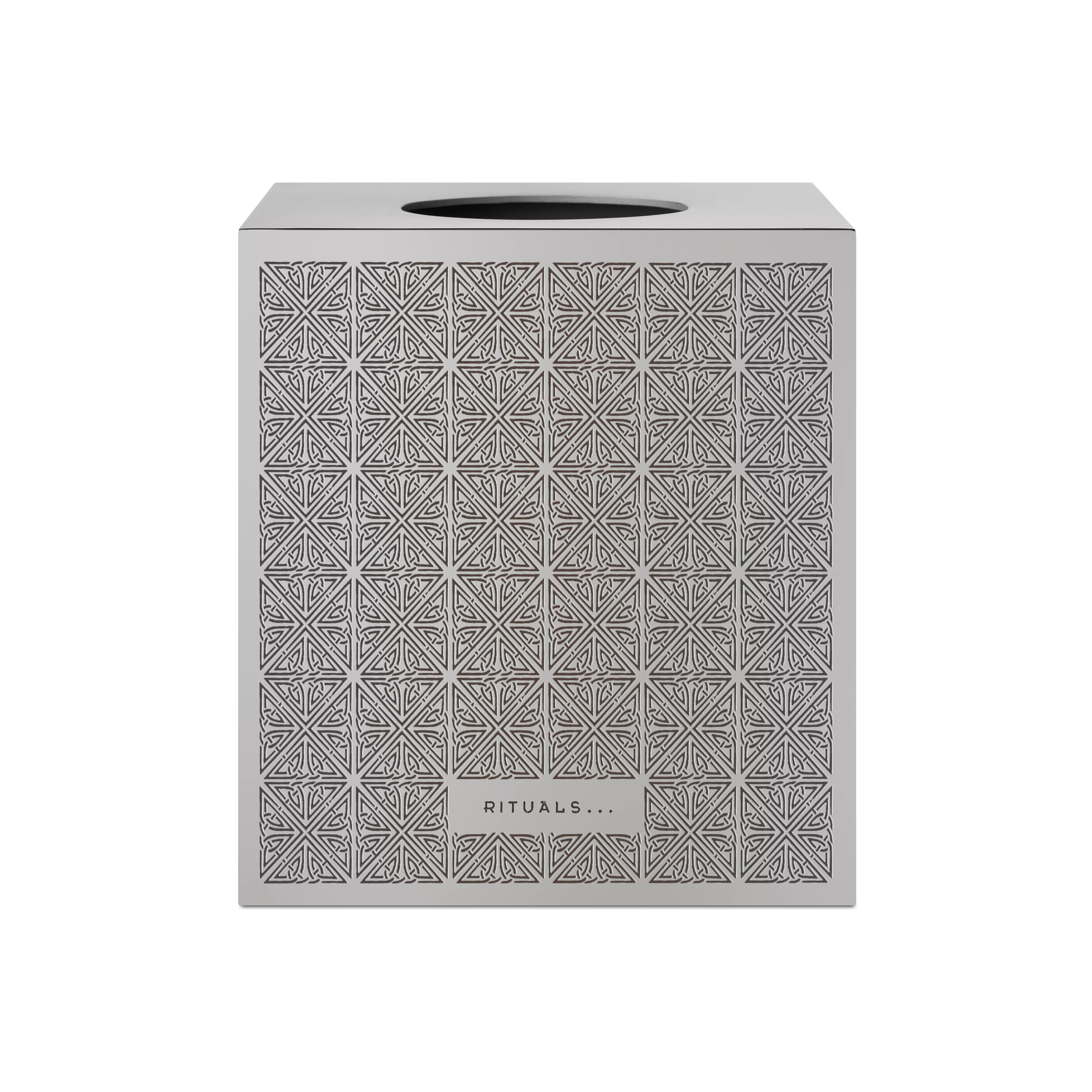 luxury enume tissue box, houseofrituals, Silver, 100% Stainless Steel, RITUALS