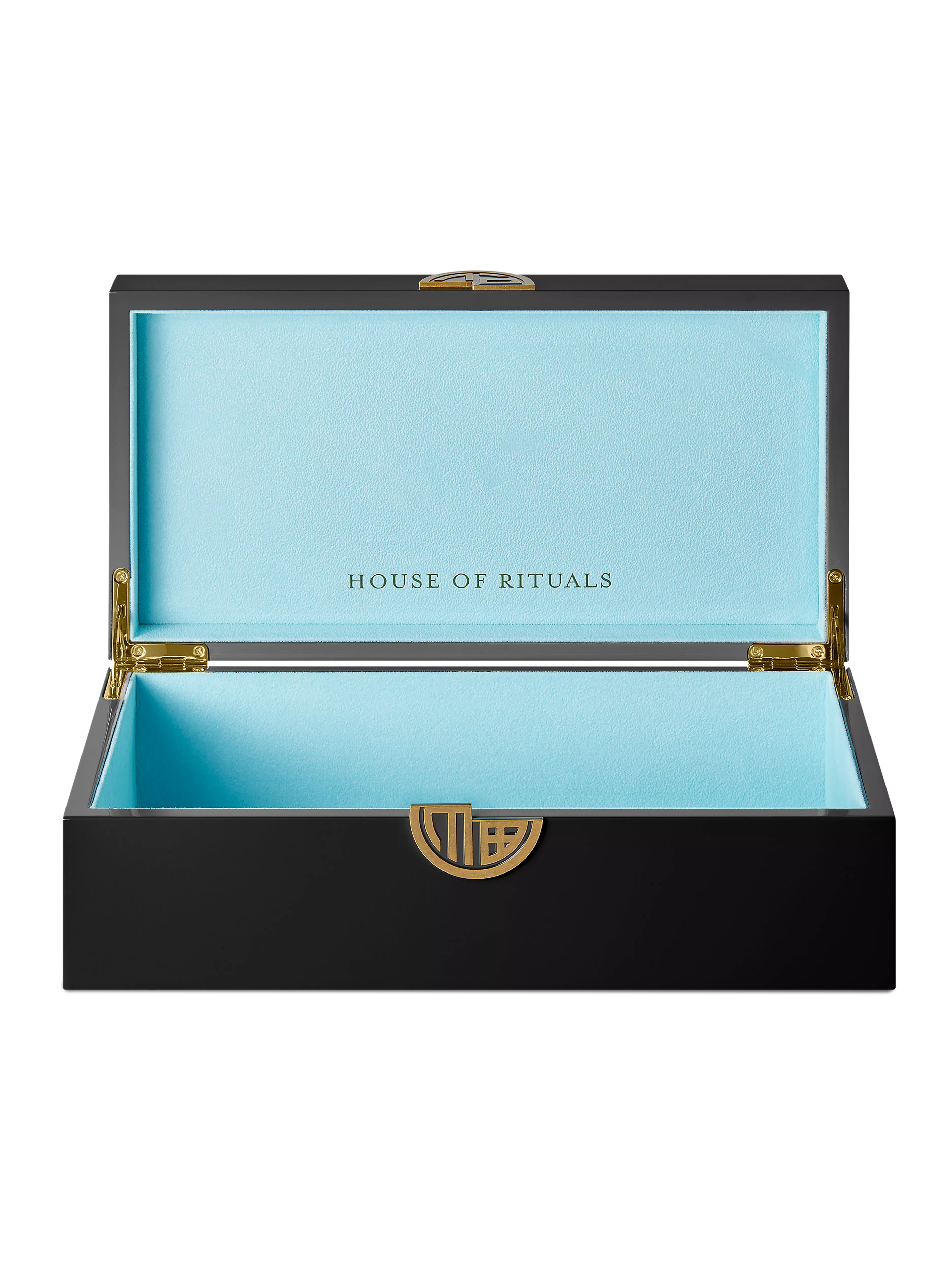 Schmuckkästchen aus Holz, groß, House of Rituals, Schwarz, Lackiertes Holz, Futter: 100 % Polyester-Mikrofaser, RITUALS