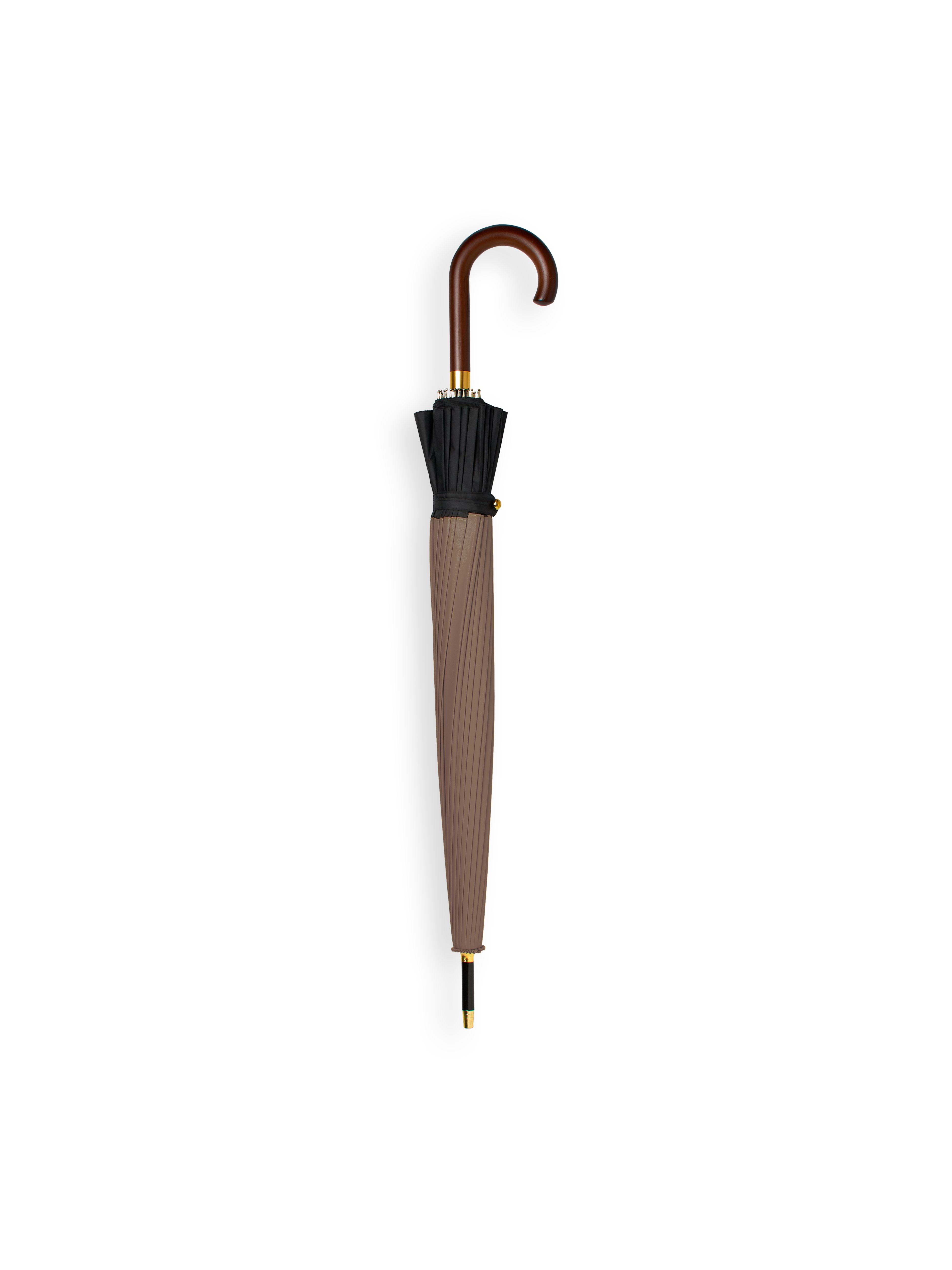 Umbrella 24 Spoke Taupe Black