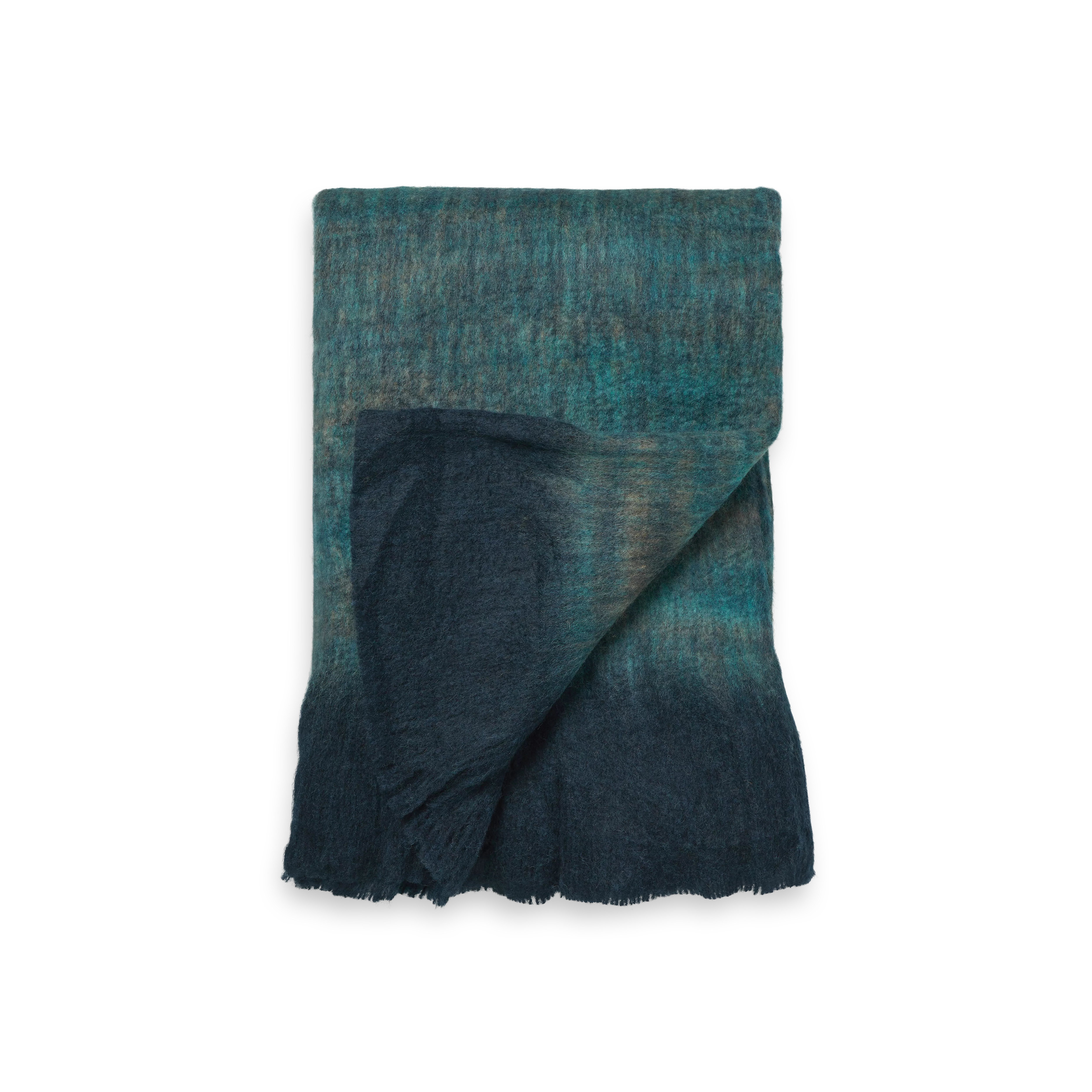 Plaid doux 130 x 170 cm, houseofrituals, Bleu, 55 % acrylique, 25 % laine, 20 % nylon, RITUALS