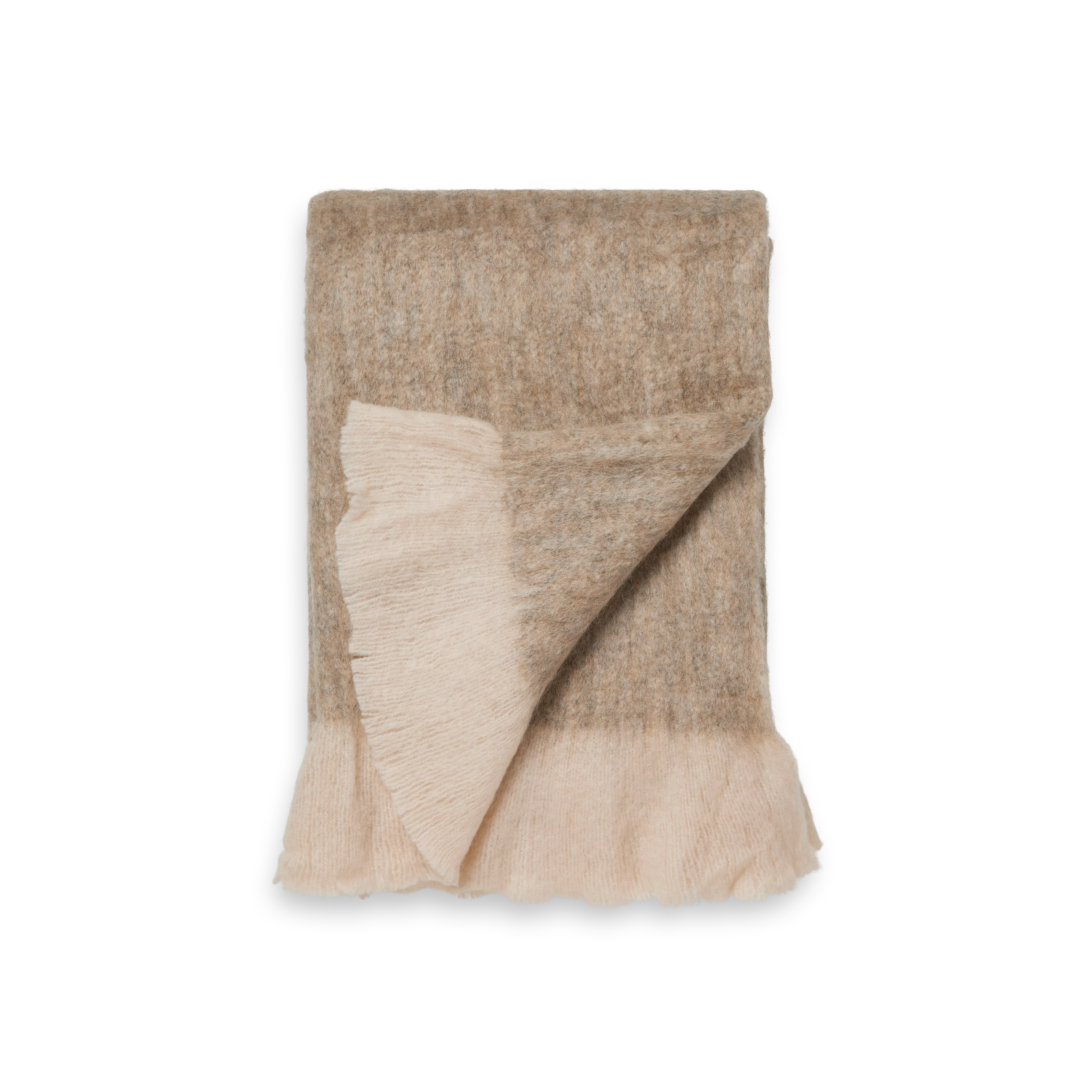 Plaid doux 130 x 170 cm, houseofrituals, Marron, 55 % acrylique, 25 % laine, 20 % nylon, RITUALS