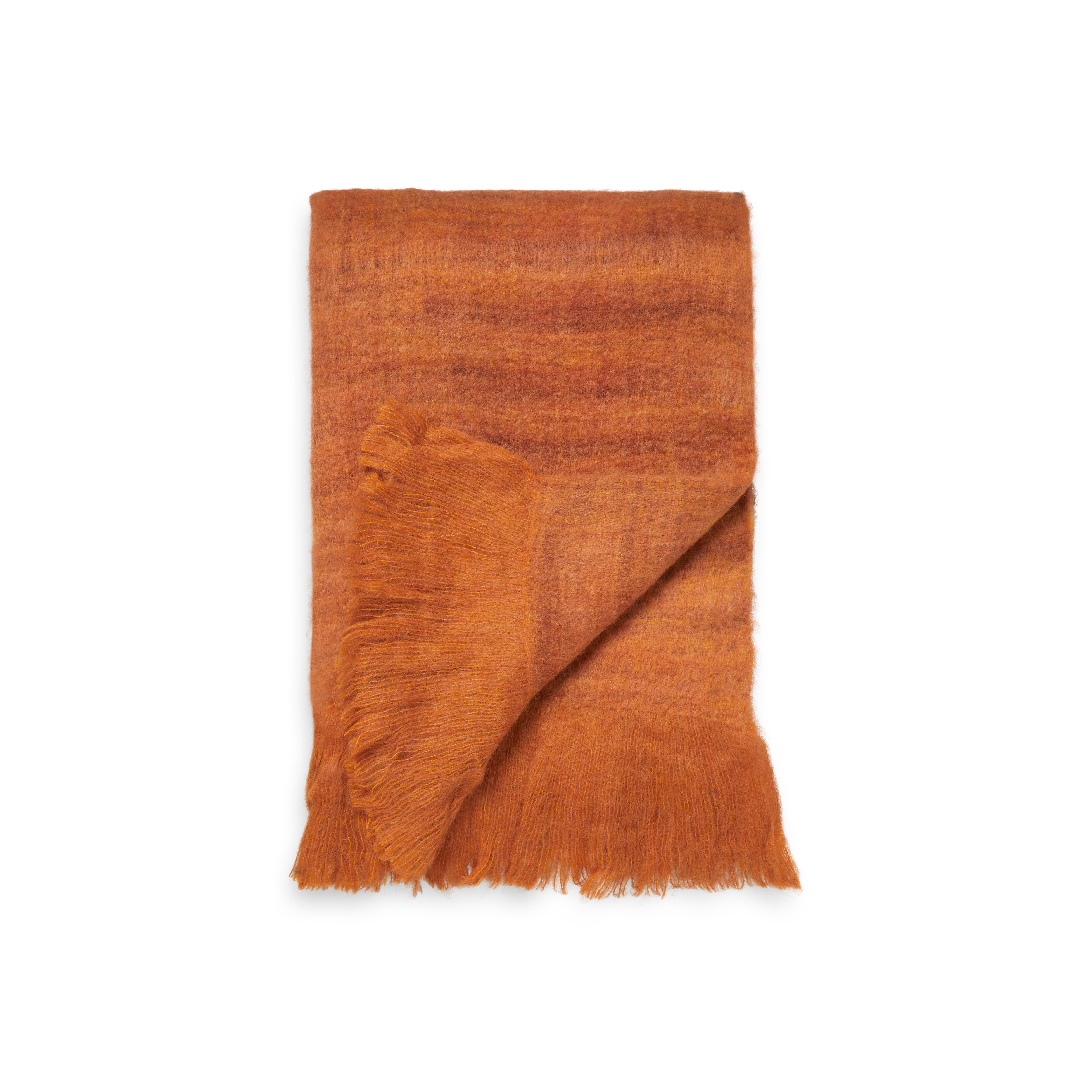 Weiche Decke 130x170 cm, houseofrituals, Orange, 55 % Acryl, 25 % Wolle, 20 % Nylon, RITUALS