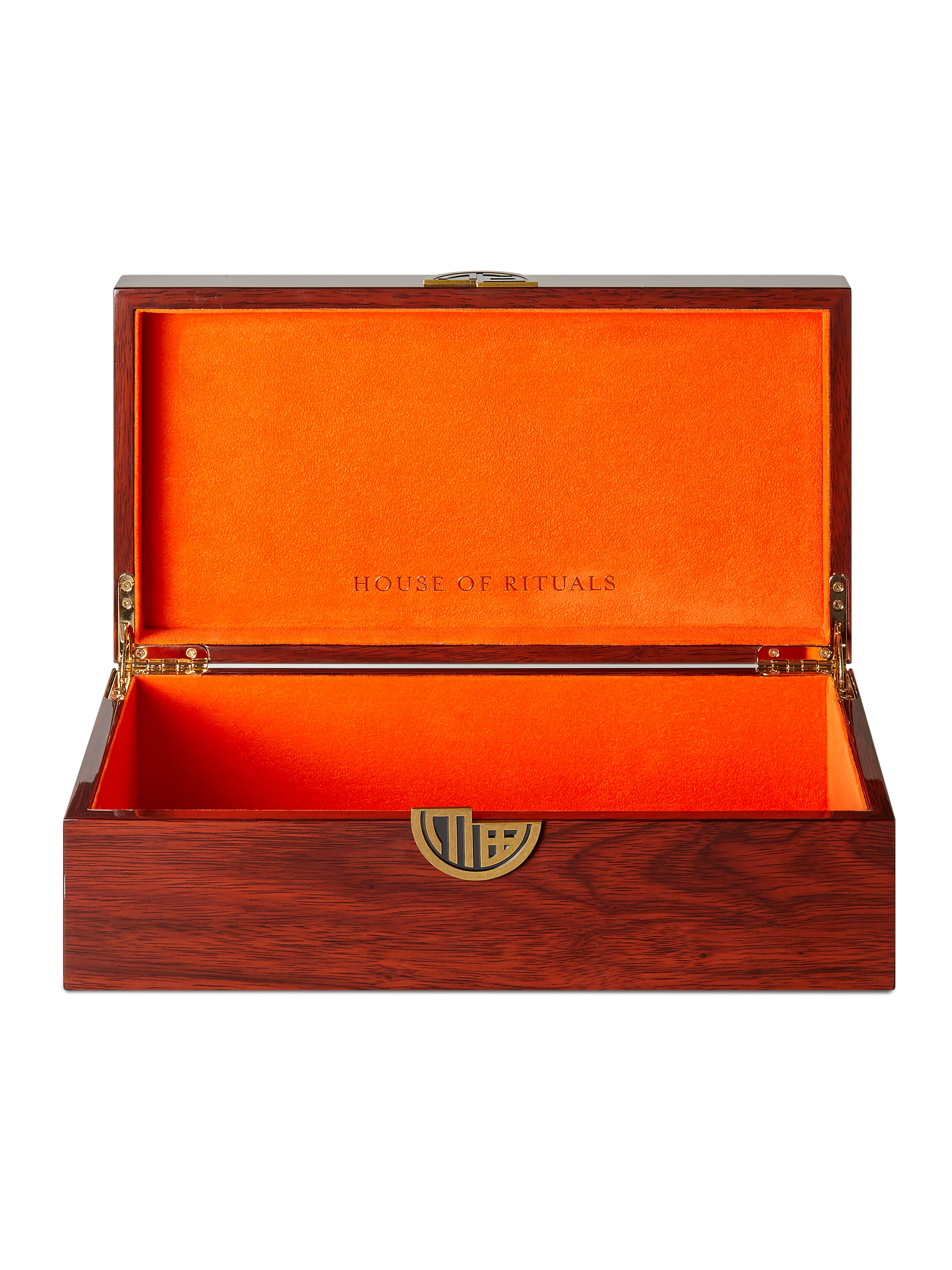 Schmuckkästchen aus Holz, groß, House of Rituals, Braun, Lackiertes Holz, Futter: 100 % Polyester-Mikrofaser, RITUALS