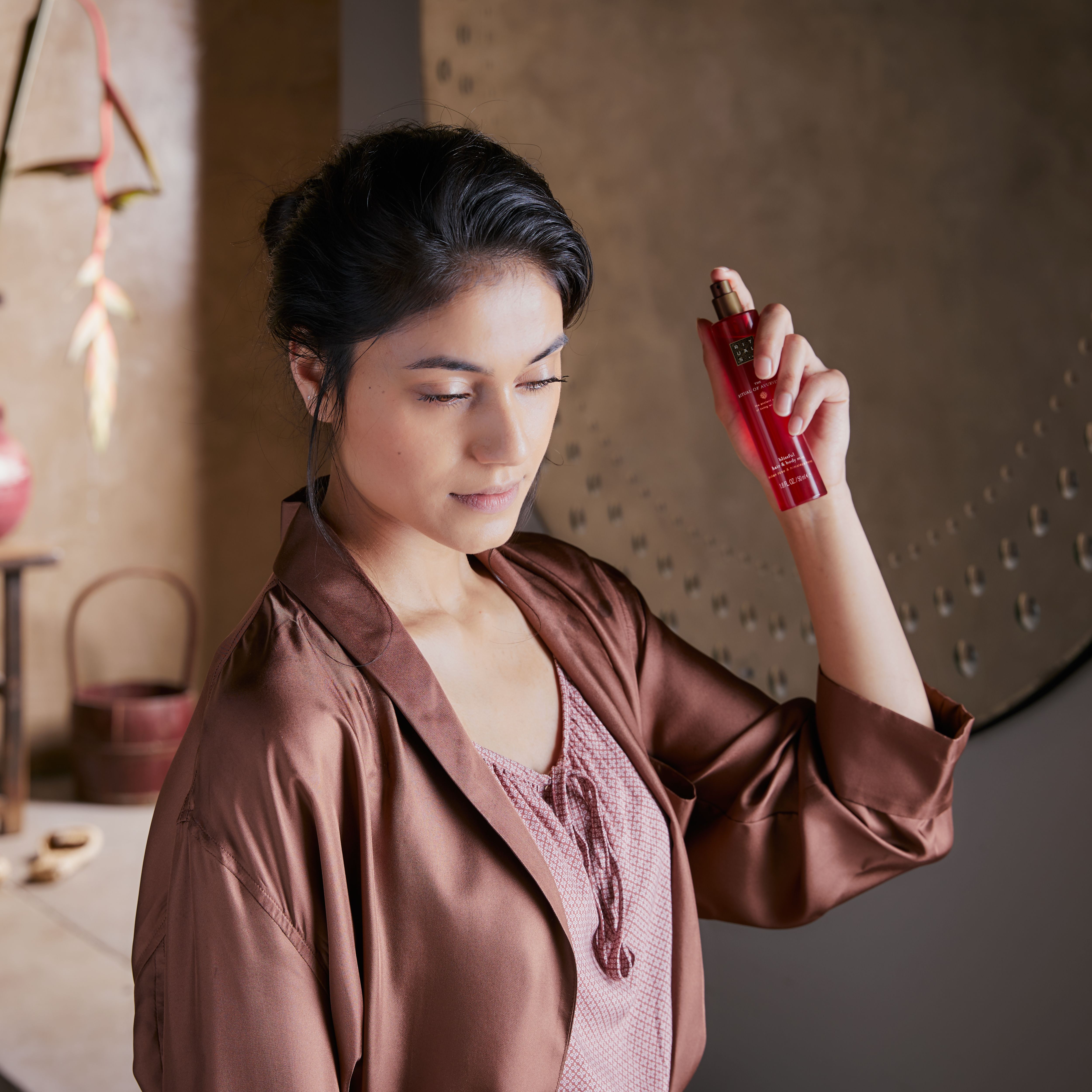 The Ritual of Ayurveda Hair & Body Mist 50ml Lifestyle How to Use