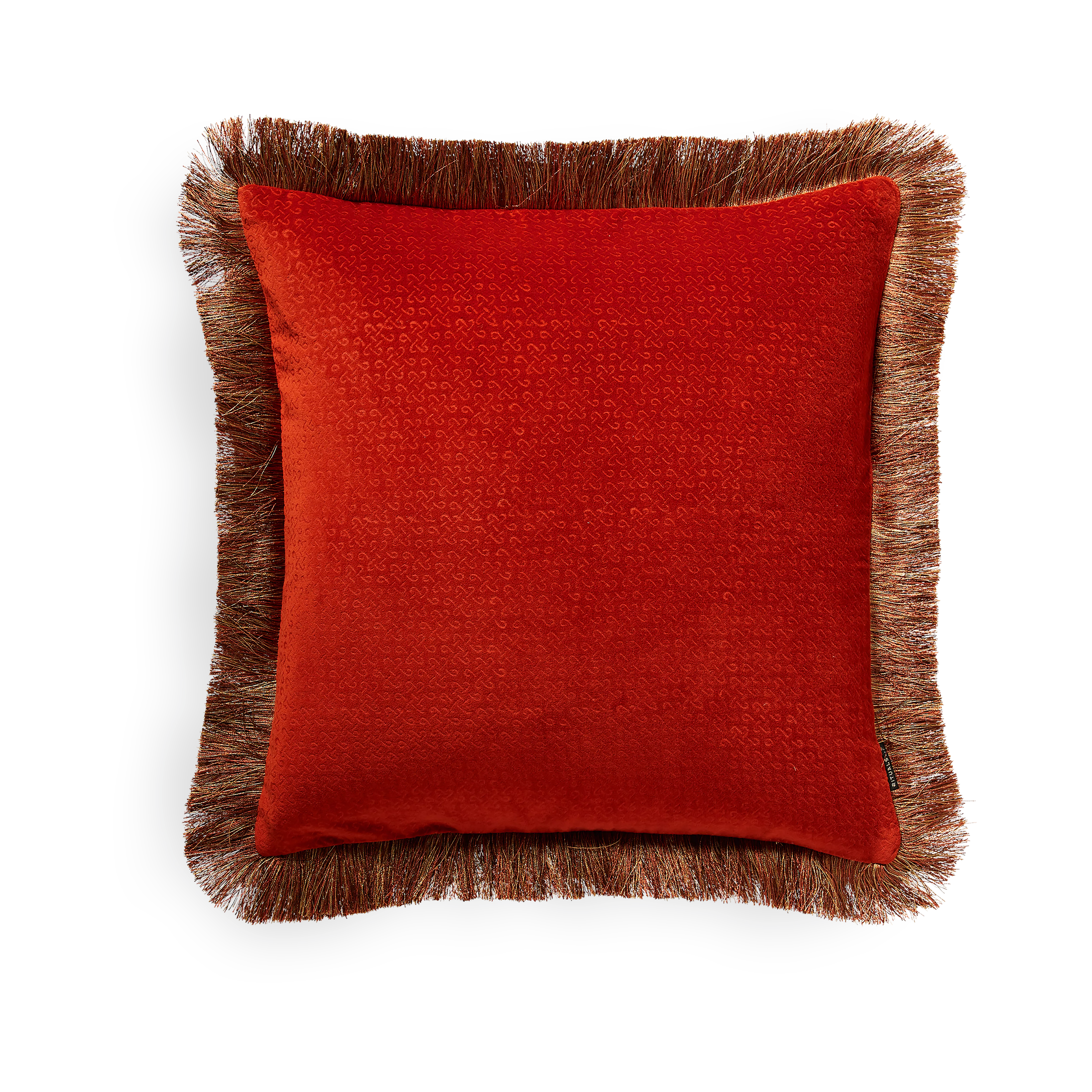 Katoen-fluwelen kussenovertrek 50x50 cm, houseofrituals, Oranje, Voorzijde: Katoen 100%
Achterzijde: katoen 50%, viscose 50%, RITUALS