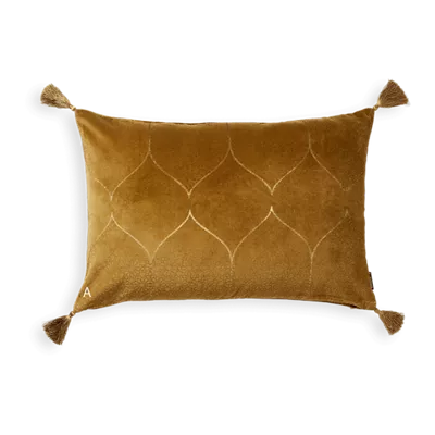 cotton velvet cushion cover 60x40 cm