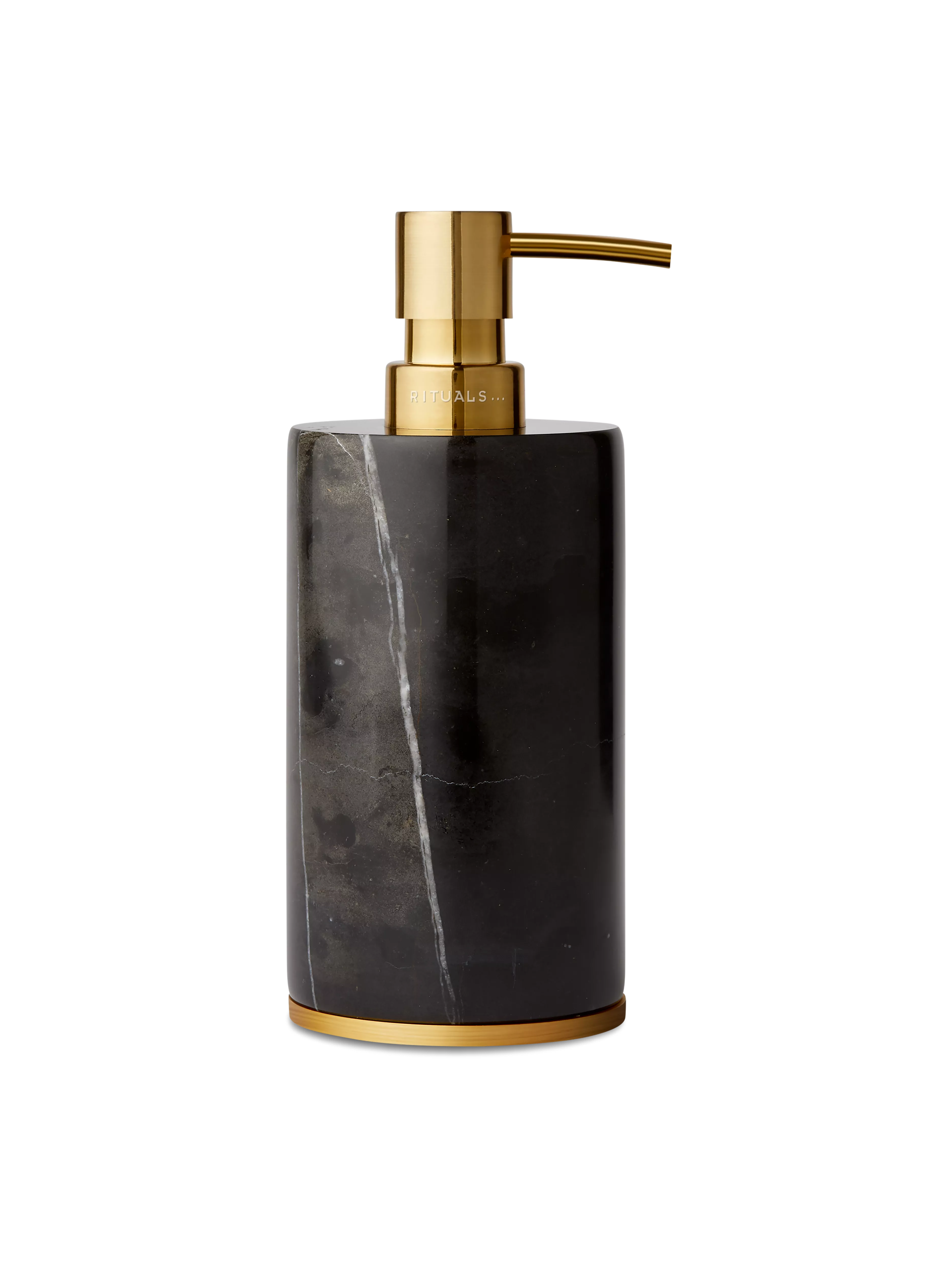 dozownik mydła wielokrotnego użytku dedaine, houseofrituals, Czarny, 85% marmur, 10% terpolimer akrylonitrylo-butadieno-styrenowy, 5% stop cynku, RITUALS