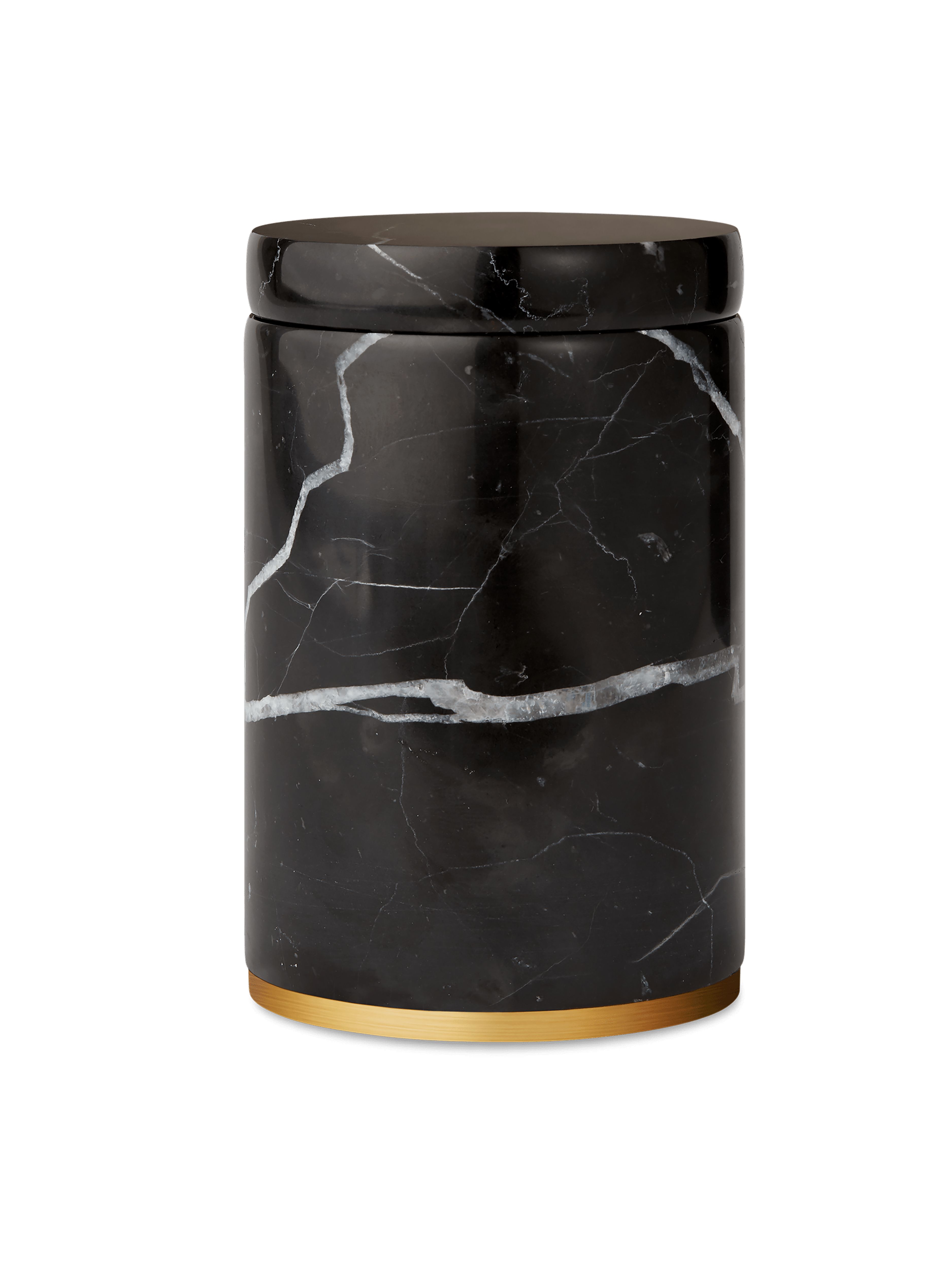 Dedaine Cotton Jar Black Marble