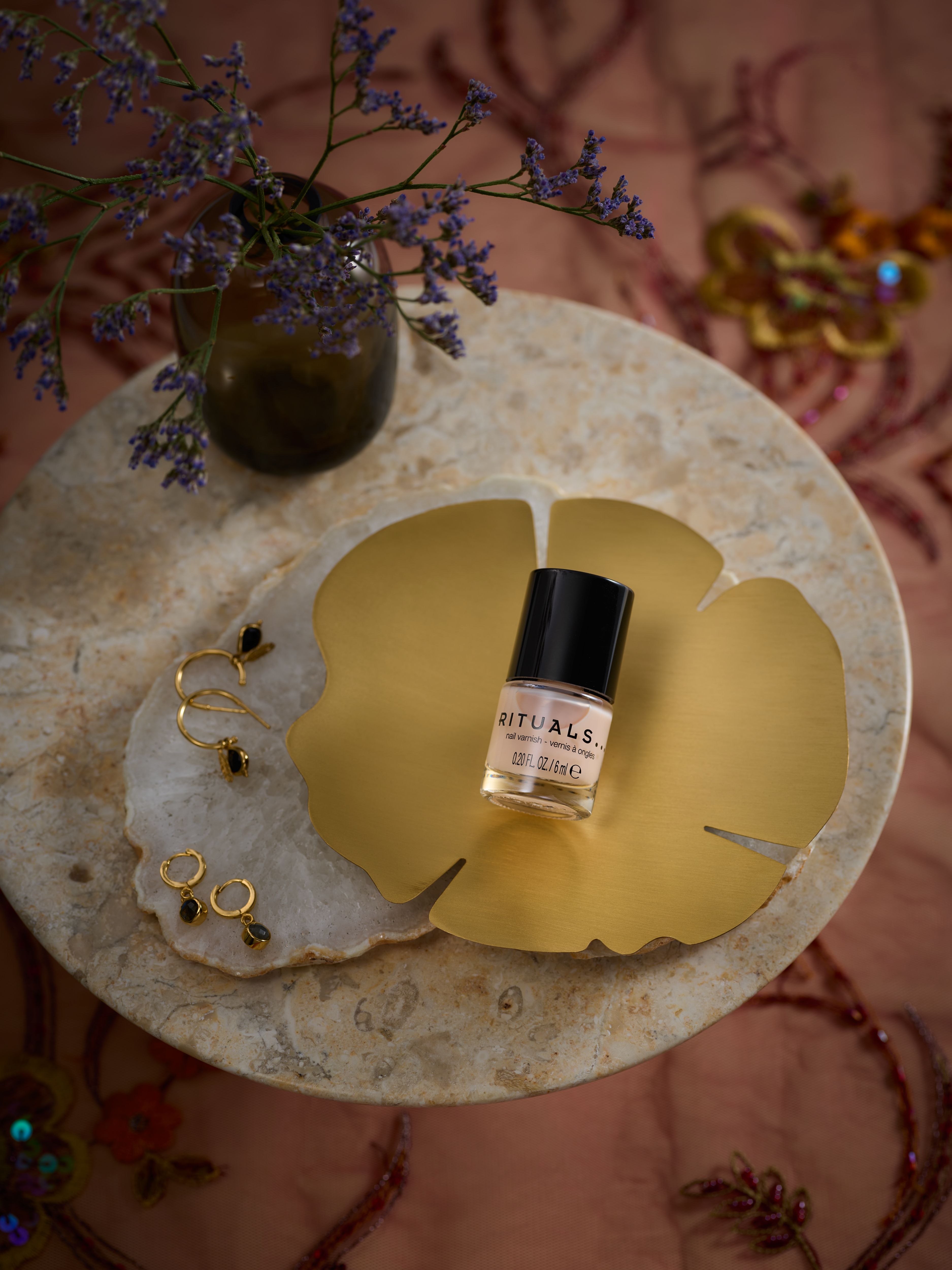 Miracle Nail Polish - Nude Allure Lifestyle with Product