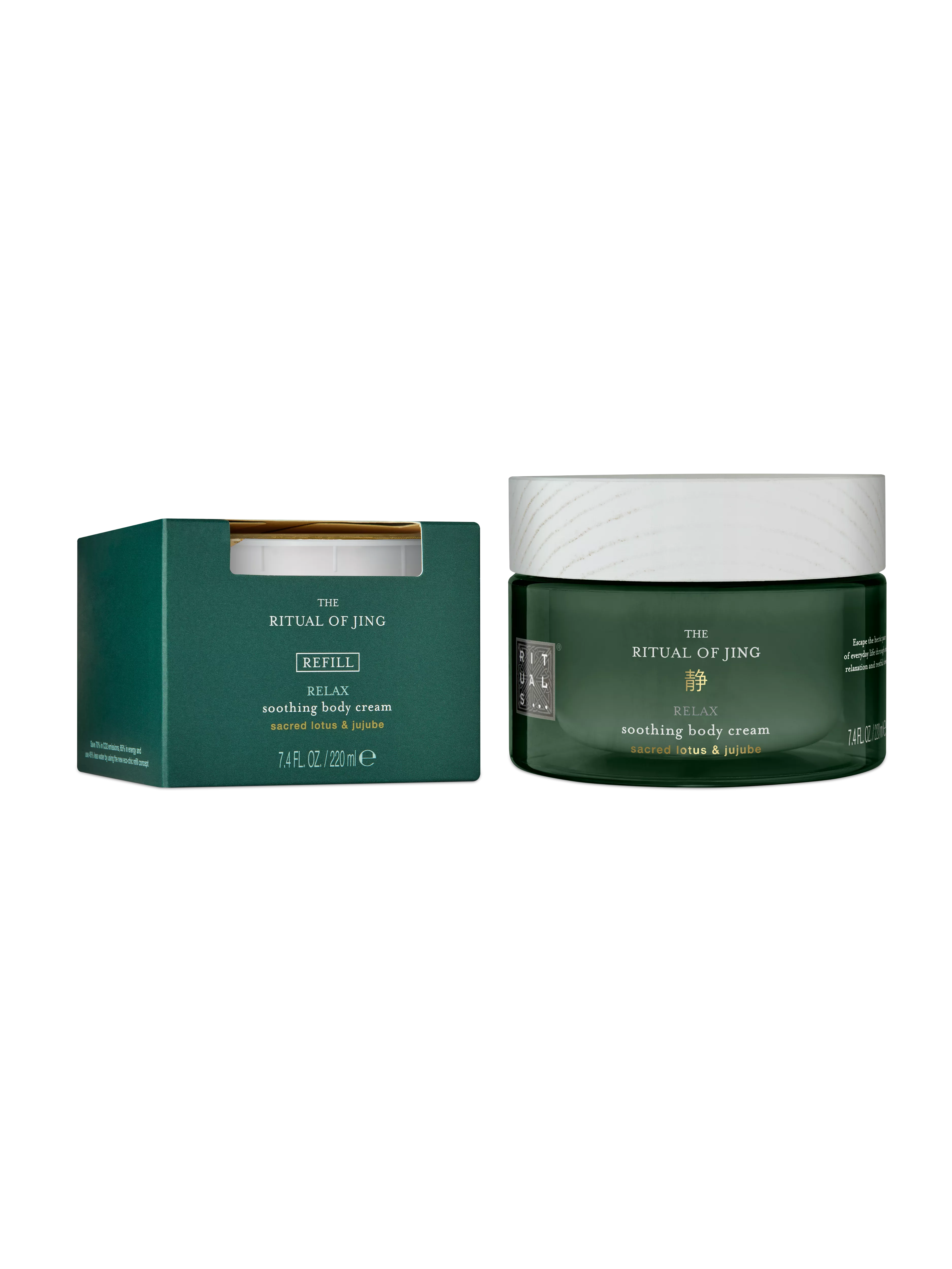 bodycrème 220ml, bodycrème navulling 220ml, jing, Groen, 440 ml, RITUALS