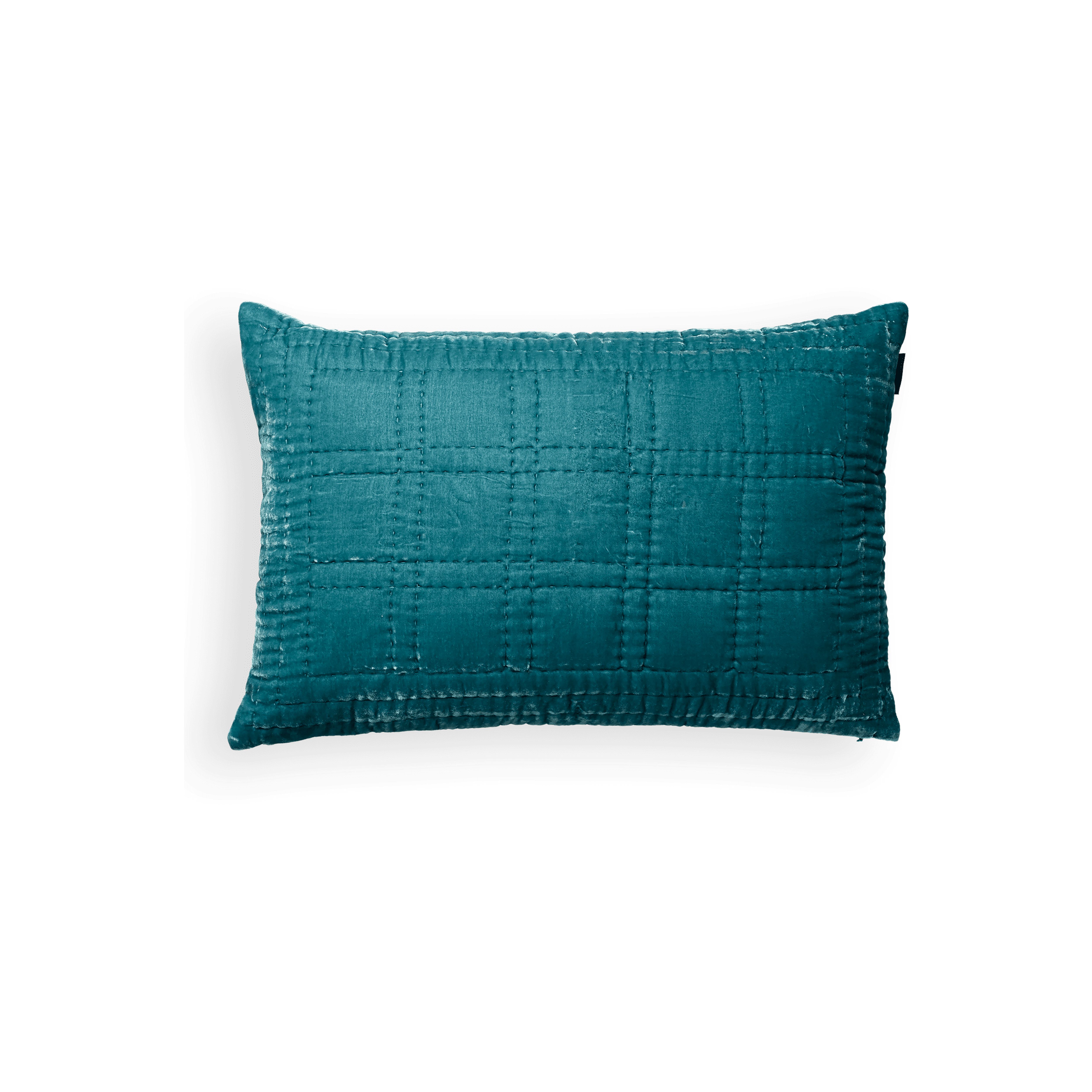 Kissenbezug aus Viskose, Seide und Samt, 60x40 cm, houseofrituals, Blau, Vorderseite: Viskose 82 %, Seide 18 %
Rückseite: Viskose 70 %, Seide 30 %, RITUALS