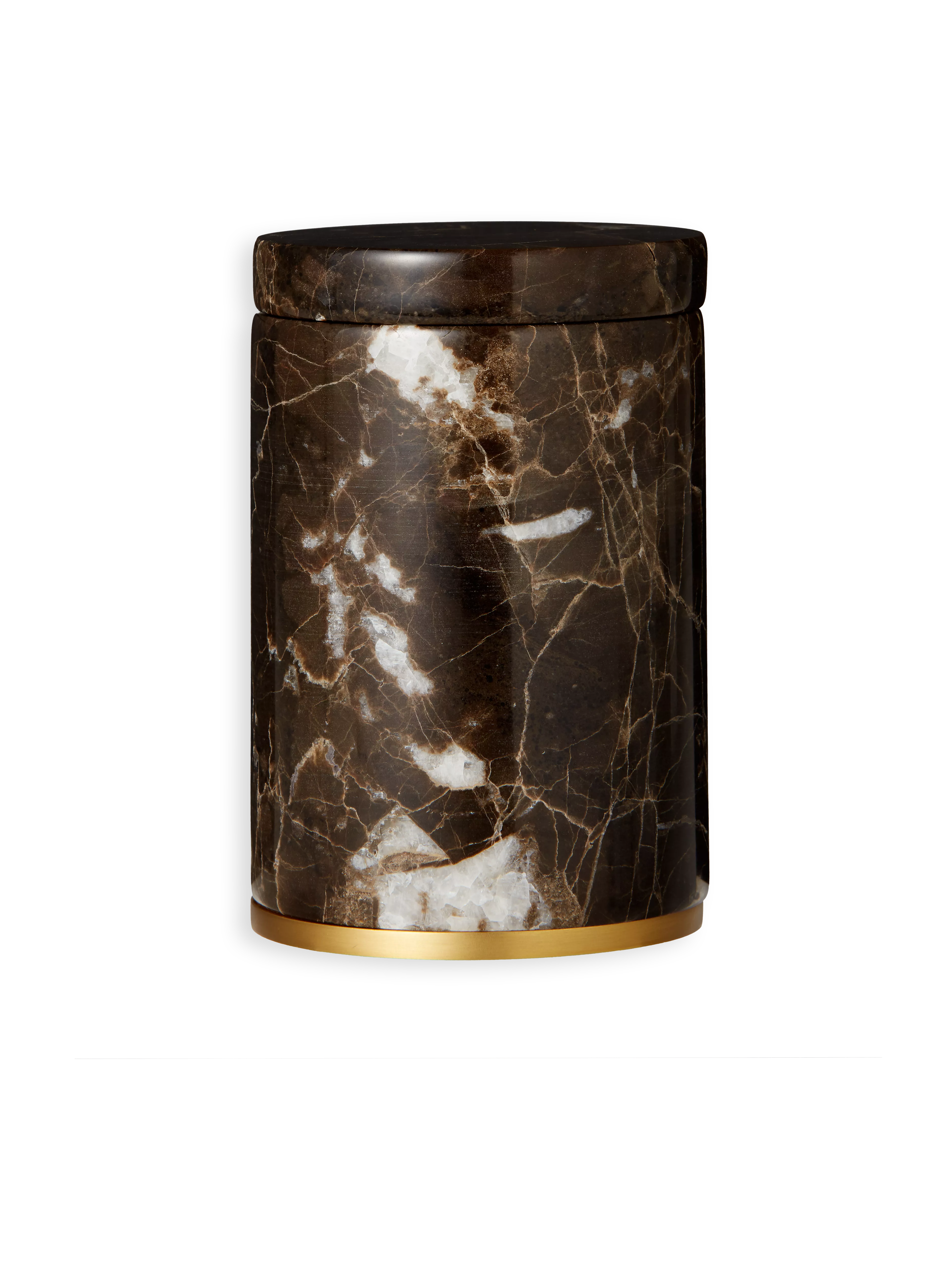 Luxury Dedaine Cotton Jar, houseofrituals, Brown, 95% Marble, 5% Zink Alloy, RITUALS