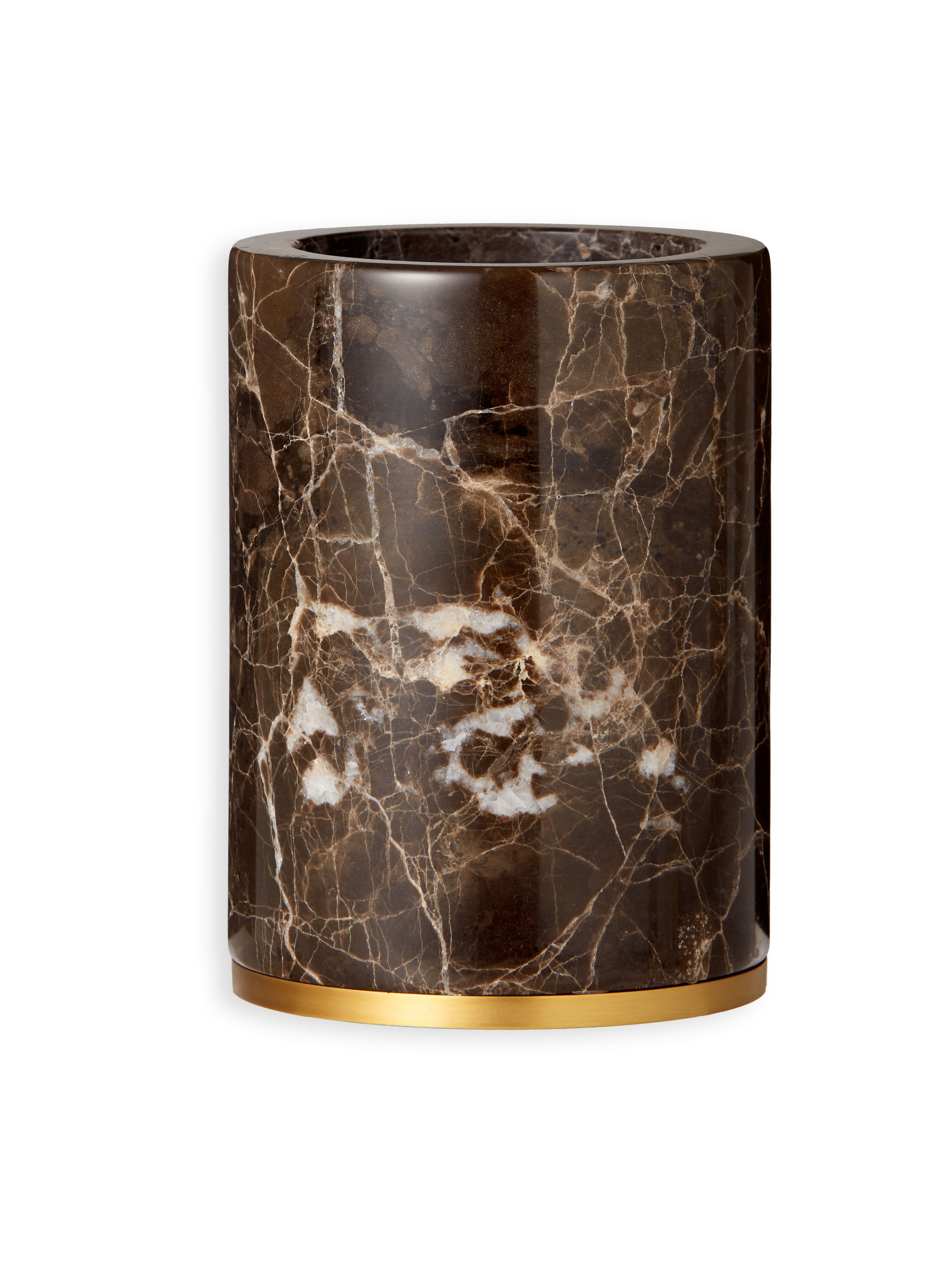 Dedaine Toothbrush Holder Brown Marble