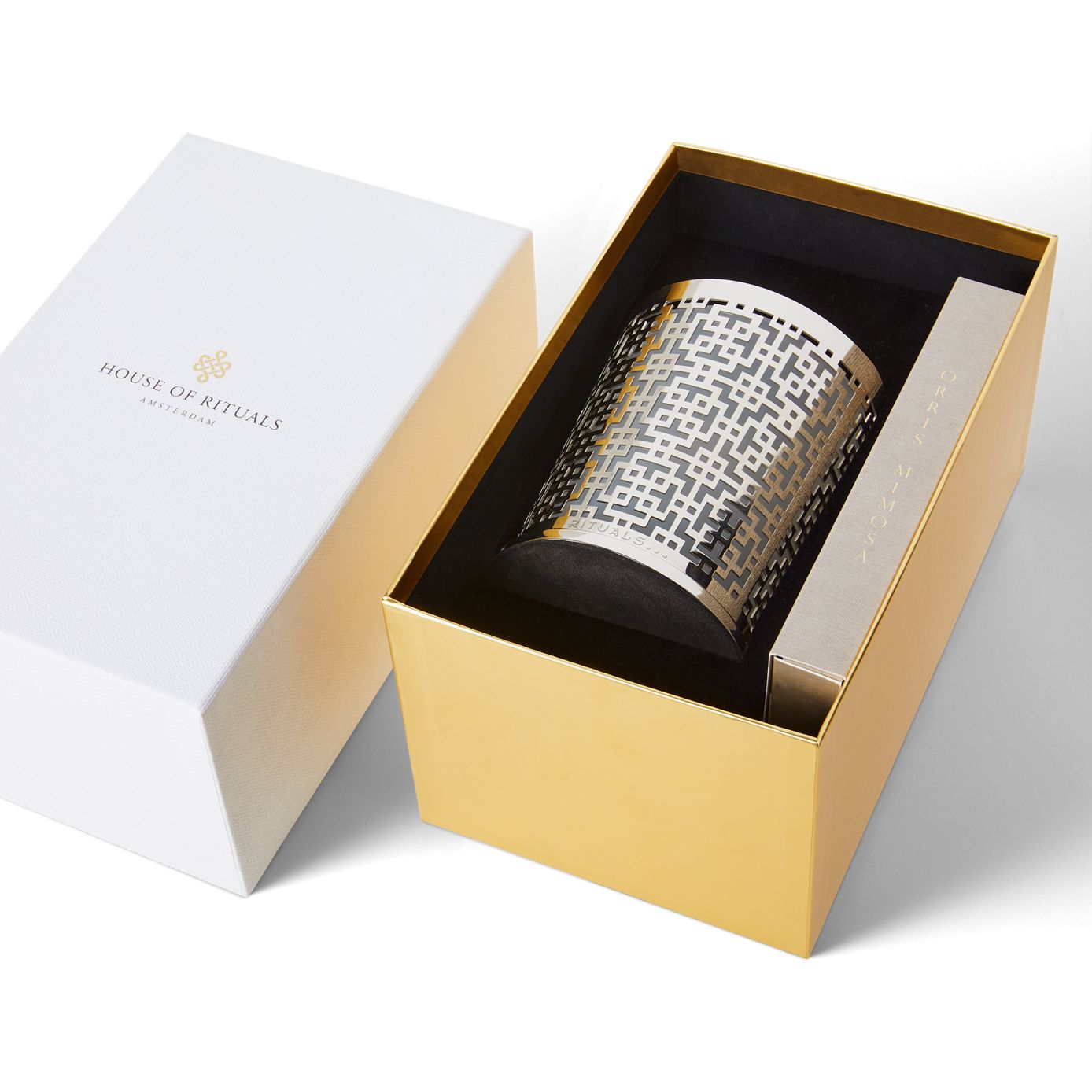 Private Collection Orris Mimosa Mini Scented Candles Set Orris Mimosa