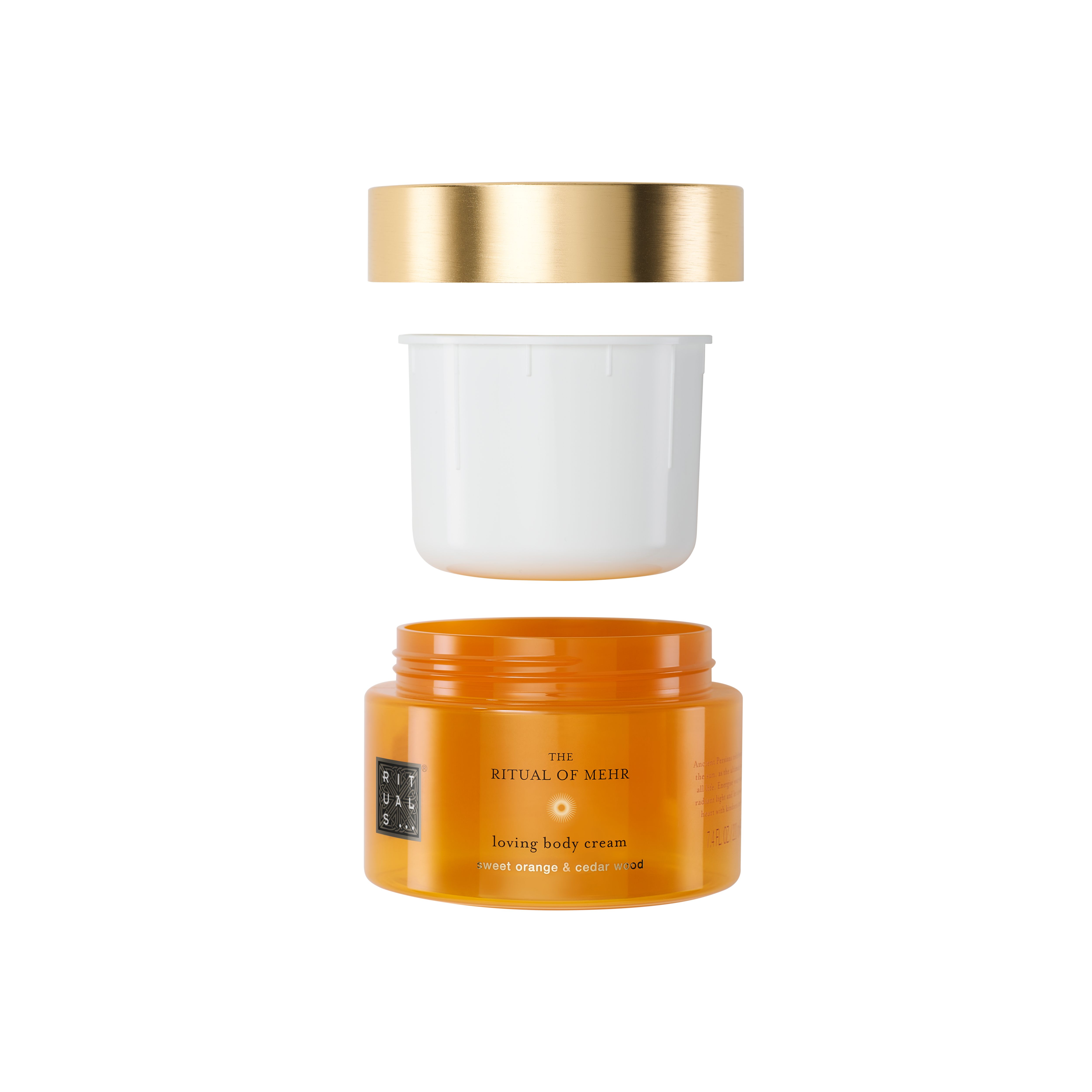 recarga de creme de corpo rico e nutritivo, mehr, Laranja, 220 ml, RITUALS
