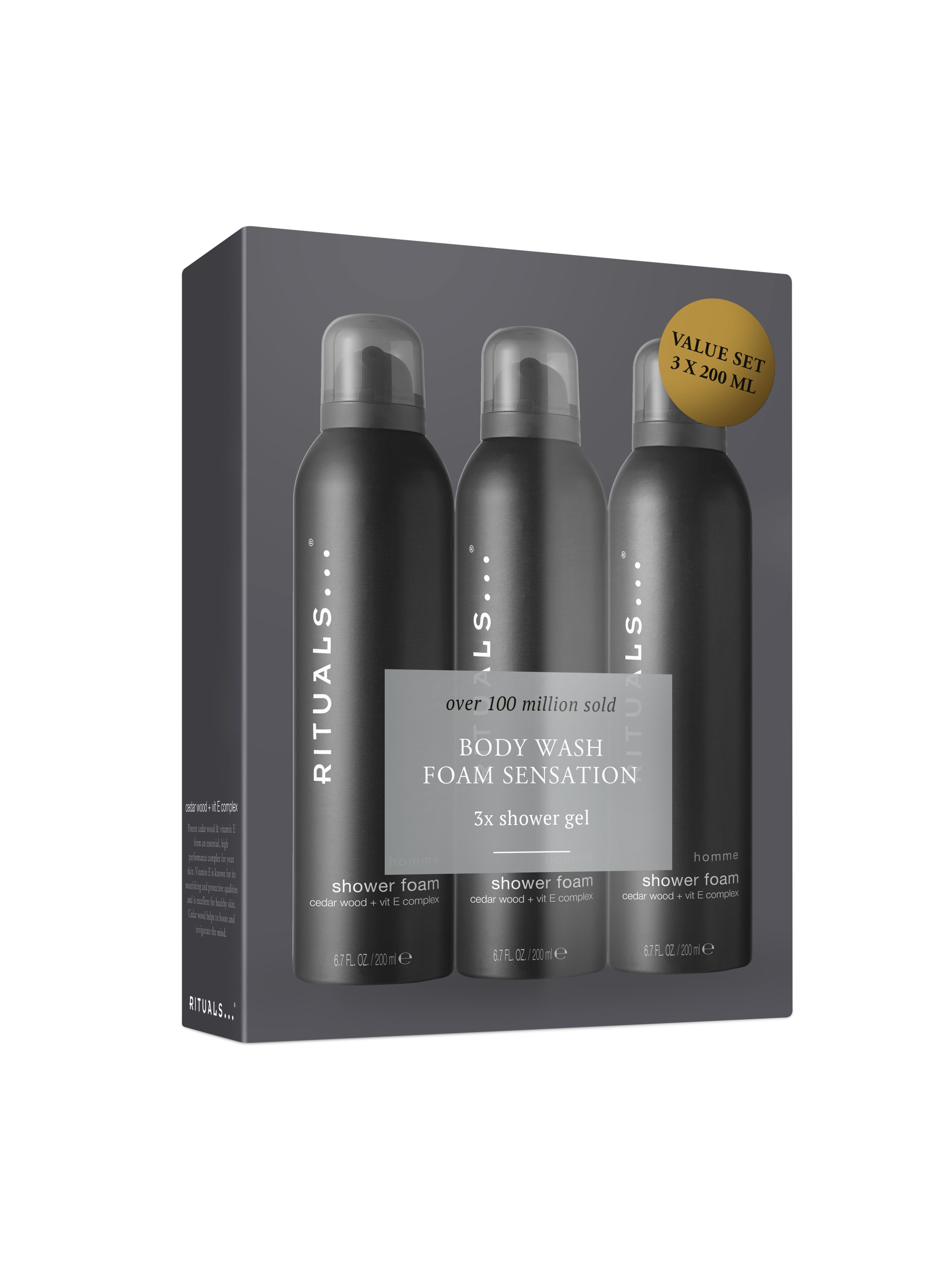 Homme Shower Foam Value Pack - shower foam trio | RITUALS