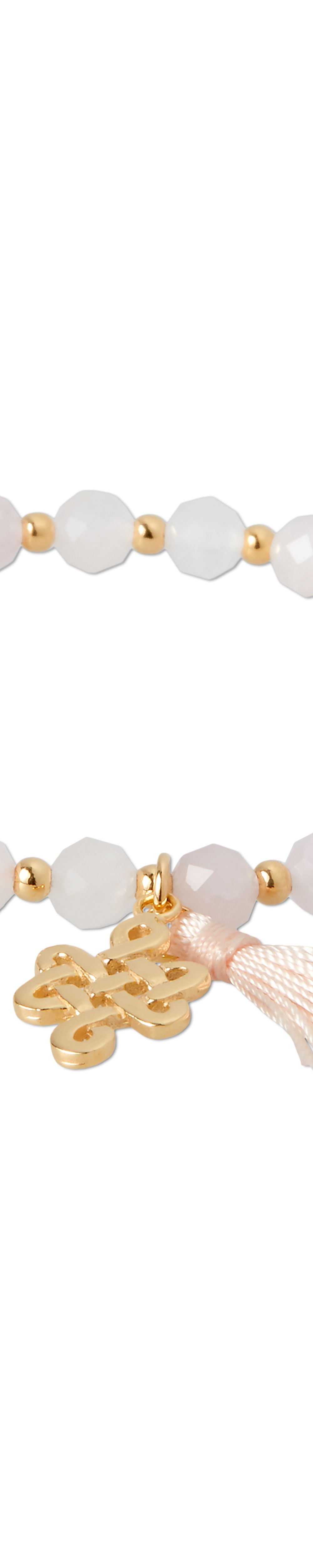 Gold-plated bracelet with Rituals rose quartz from the House of Rituals line – vue 4