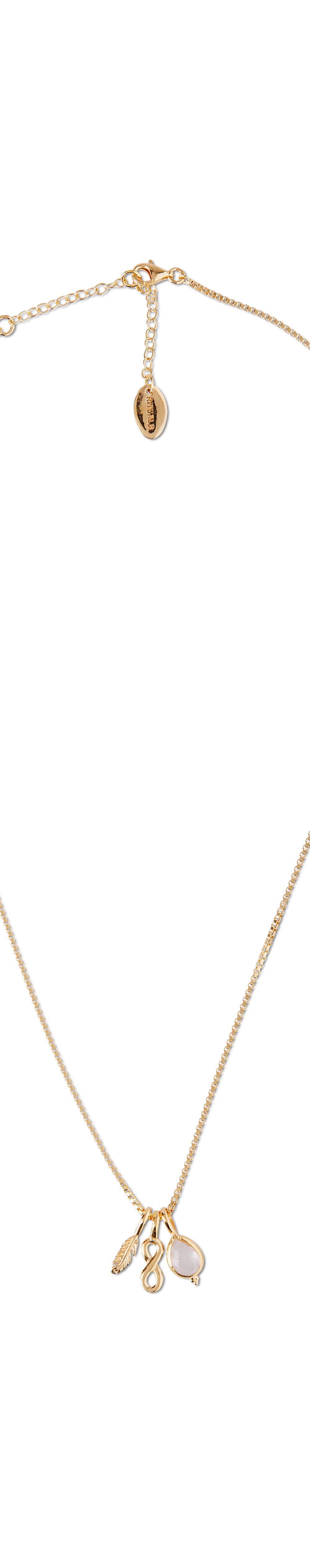Rituals House of Rituals, Collier plaqué or avec quartz rose – vue 3