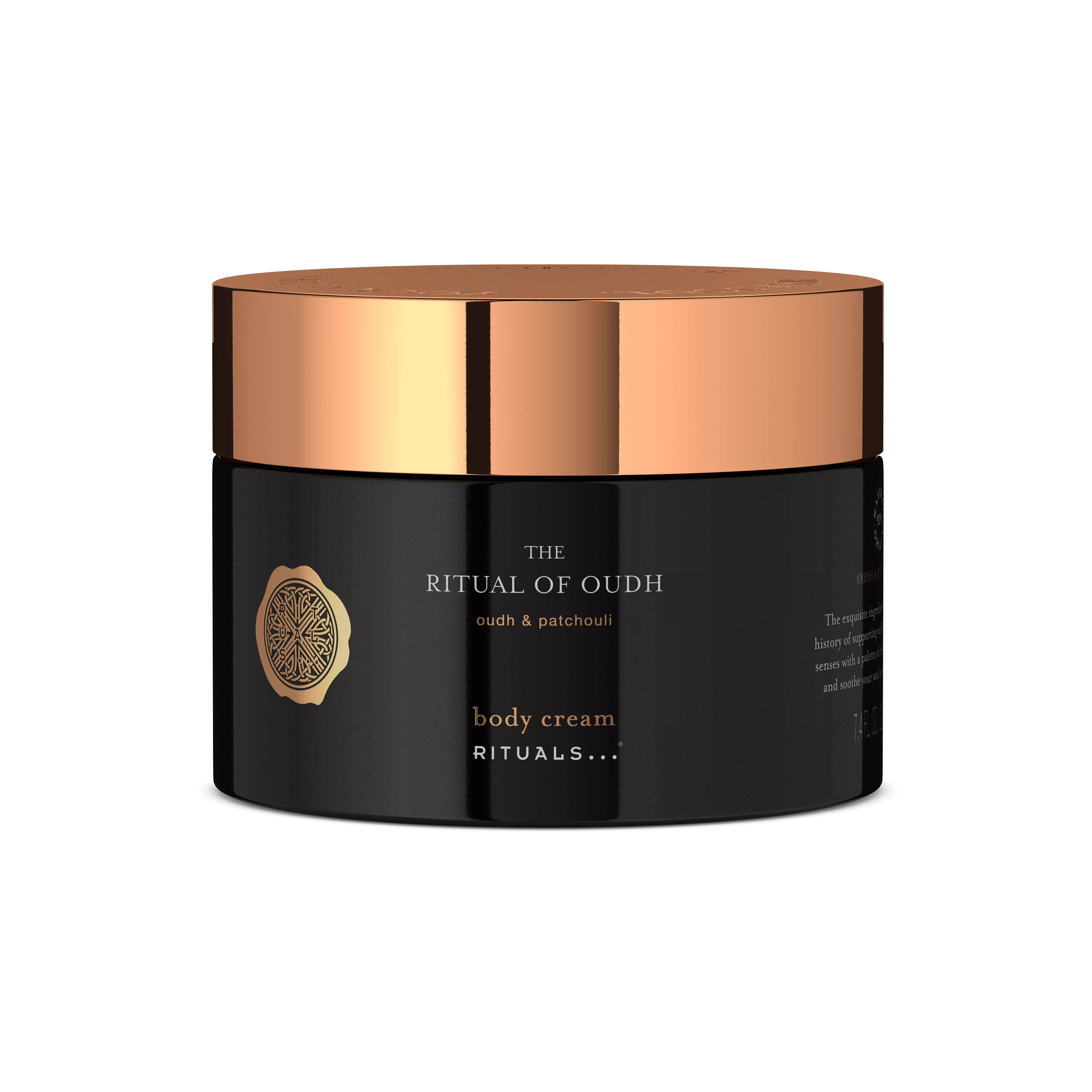 bagātīgs, barojošs ķermeņa krēms, oudh, Melns, 220 ml, RITUALS