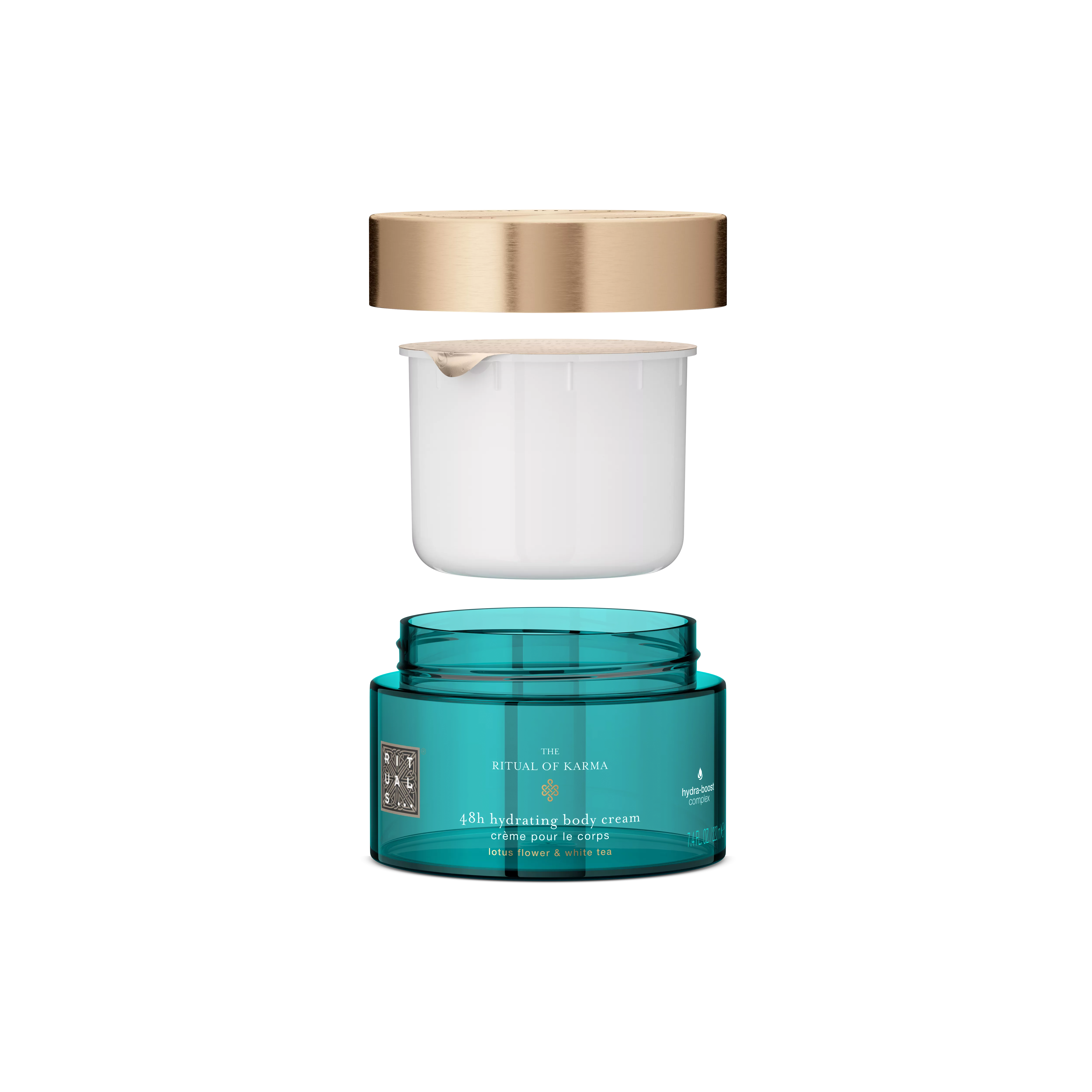 creme de corpo rico e nutritivo, karma, Azul, 220 ml, RITUALS