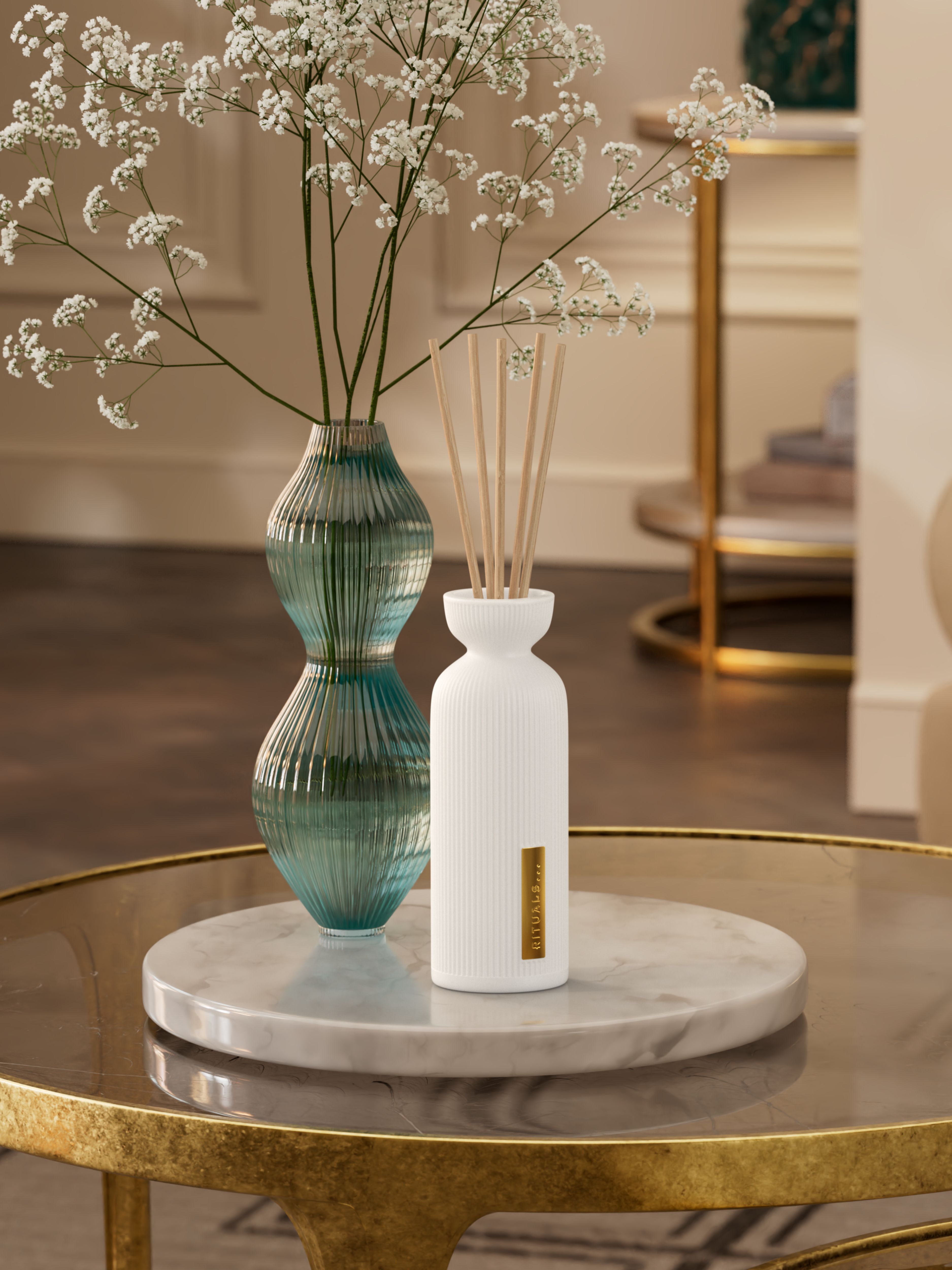 The Ritual of Karma Mini Fragrance Sticks 70ml Lifestyle with Product