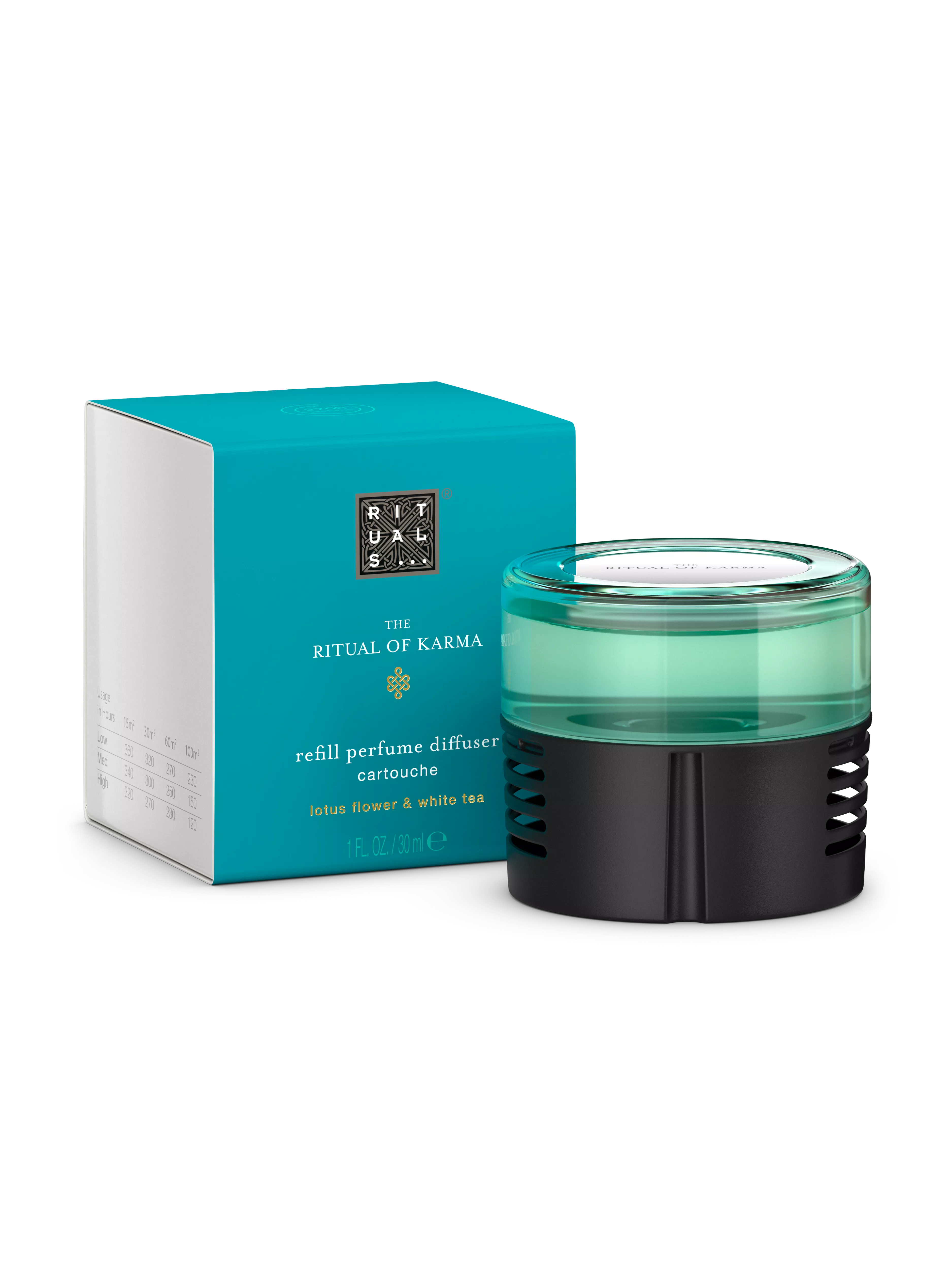 navulling parfum diffuser, karma, Blauw, 30 ml, RITUALS