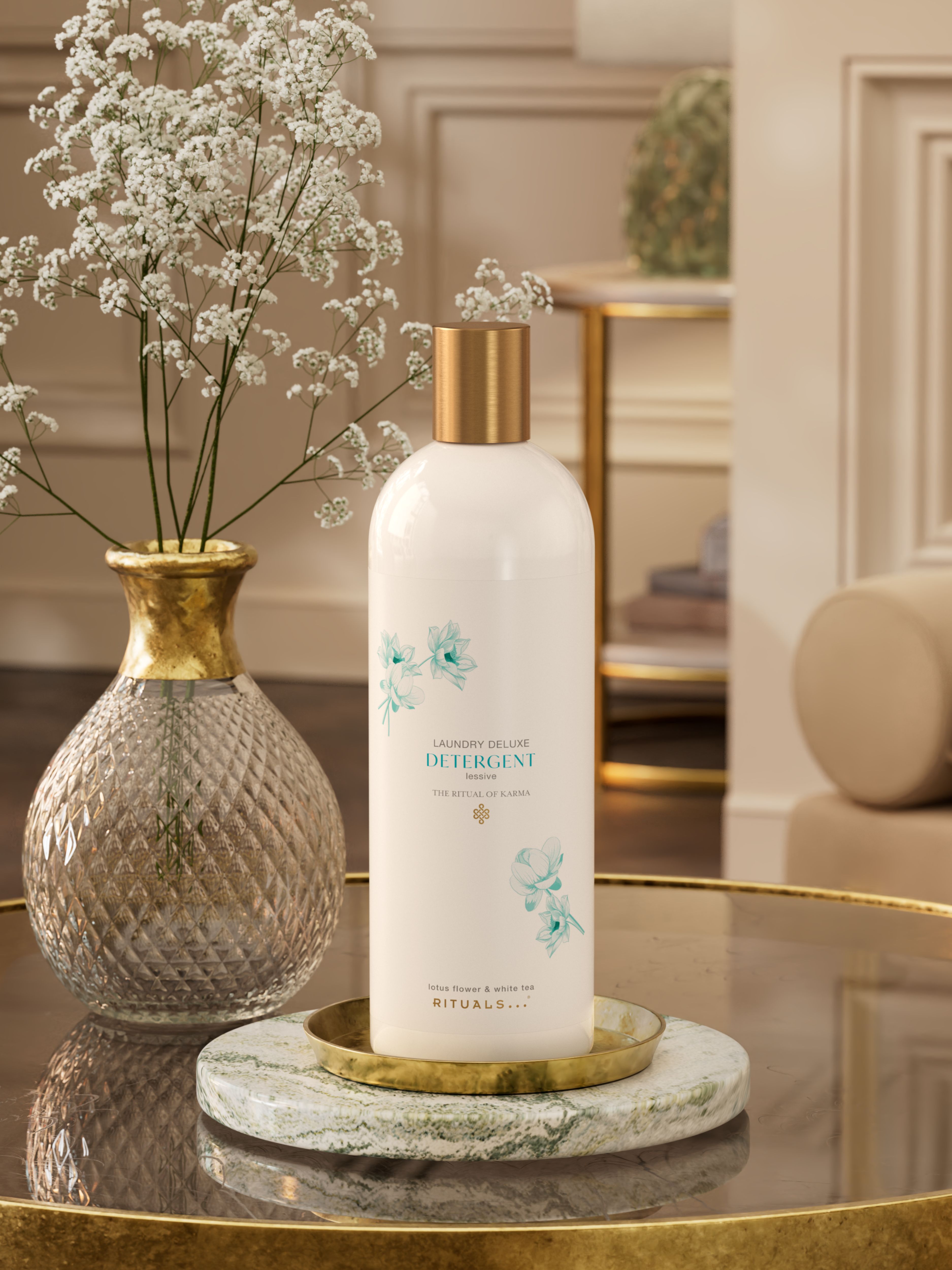 Detergent Karma 1000ml Lifestyle with Product