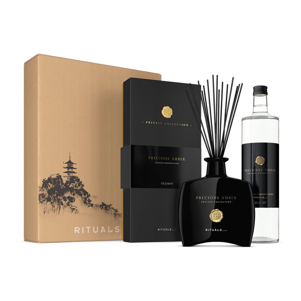 Academie Meyella Ondergedompeld Private Collection Refill Value Box - Precious Amber - gift set XL | RITUALS