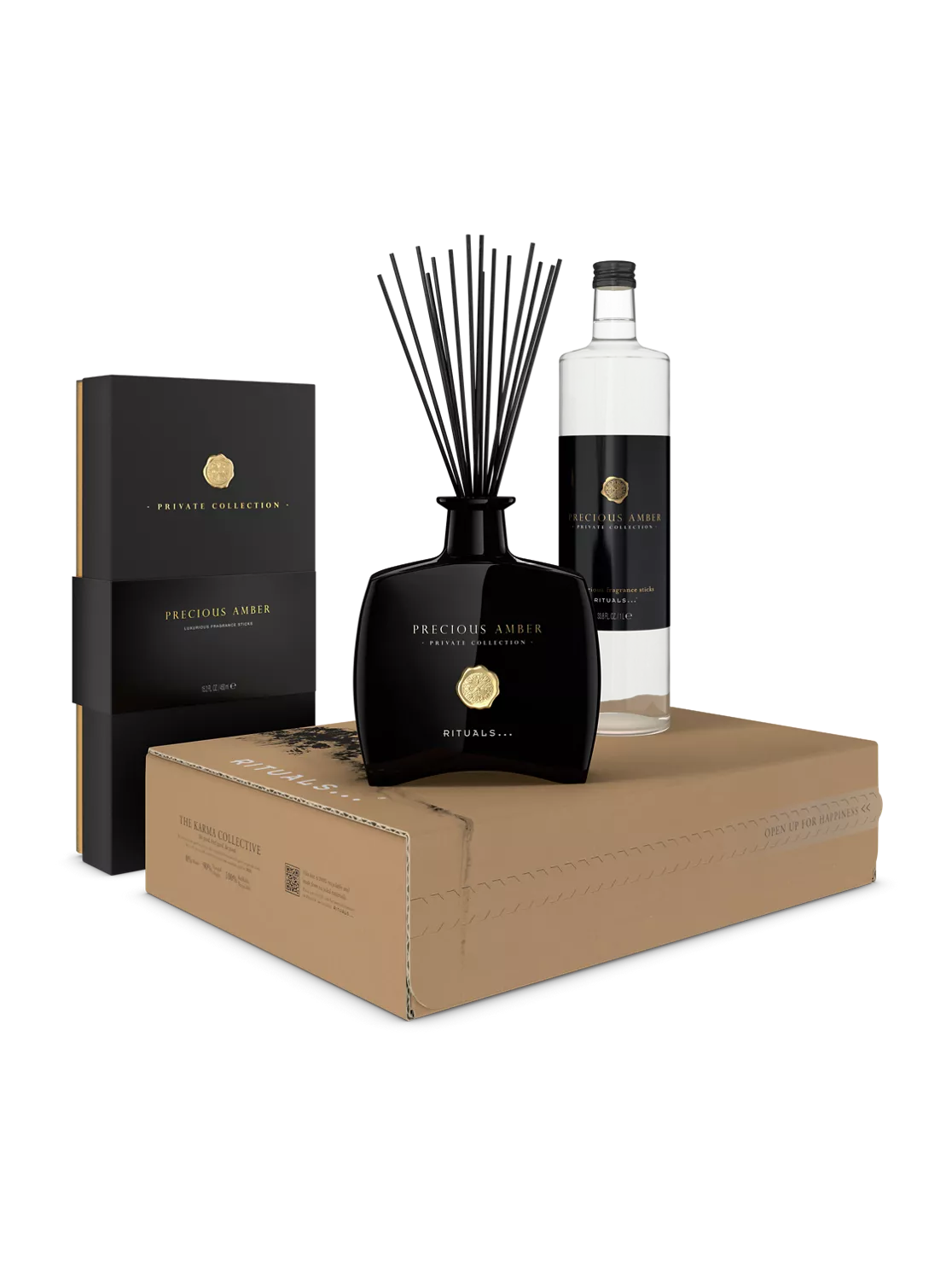 Rituals Private Collection Luxurious Fragrance Sticks - Precious Amber  450ml/15.2oz 450ml/15.2oz - Diffusers, Free Worldwide Shipping
