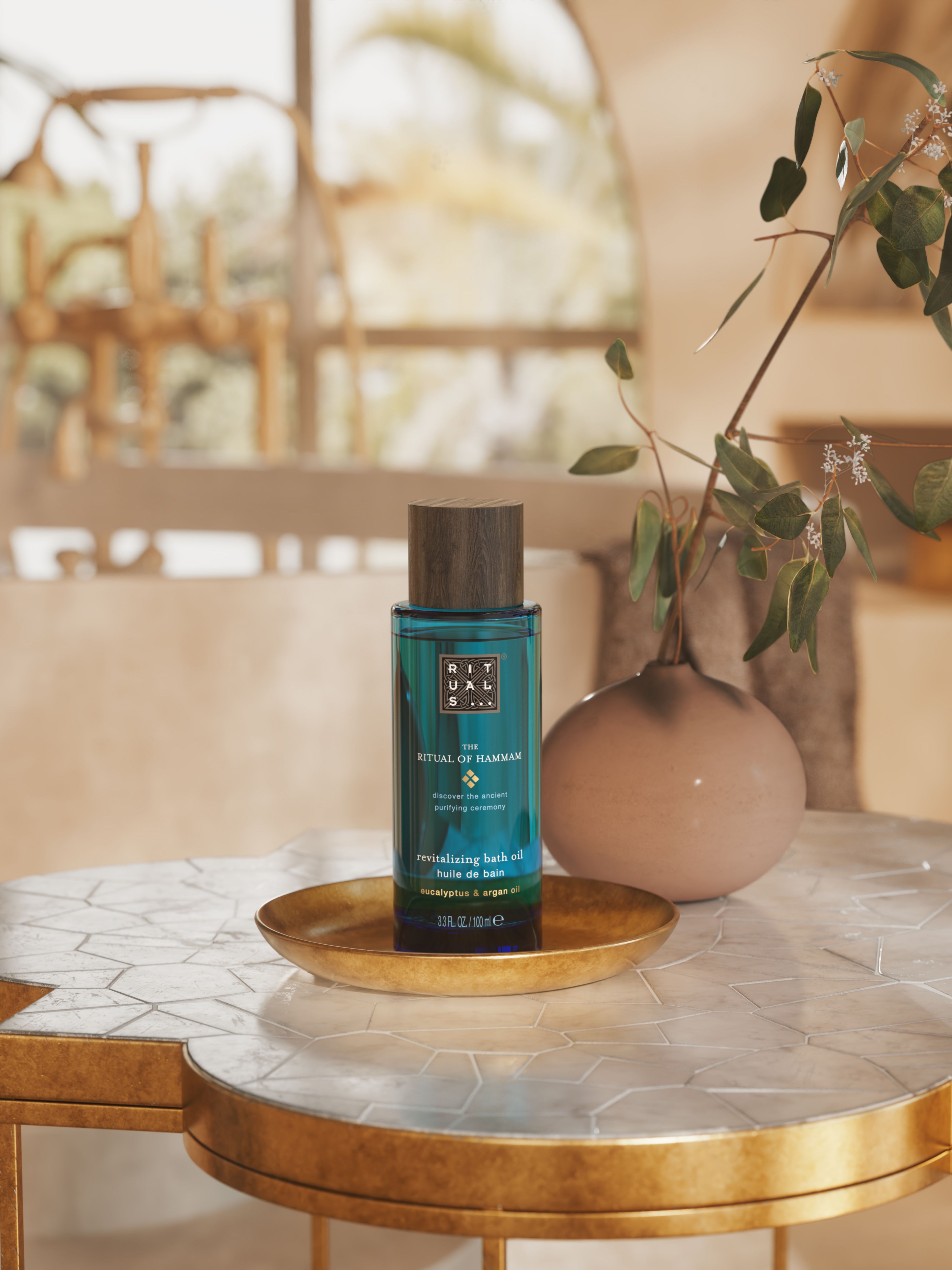 The Ritual of Hammam Bath Oil Lifestyle with Product