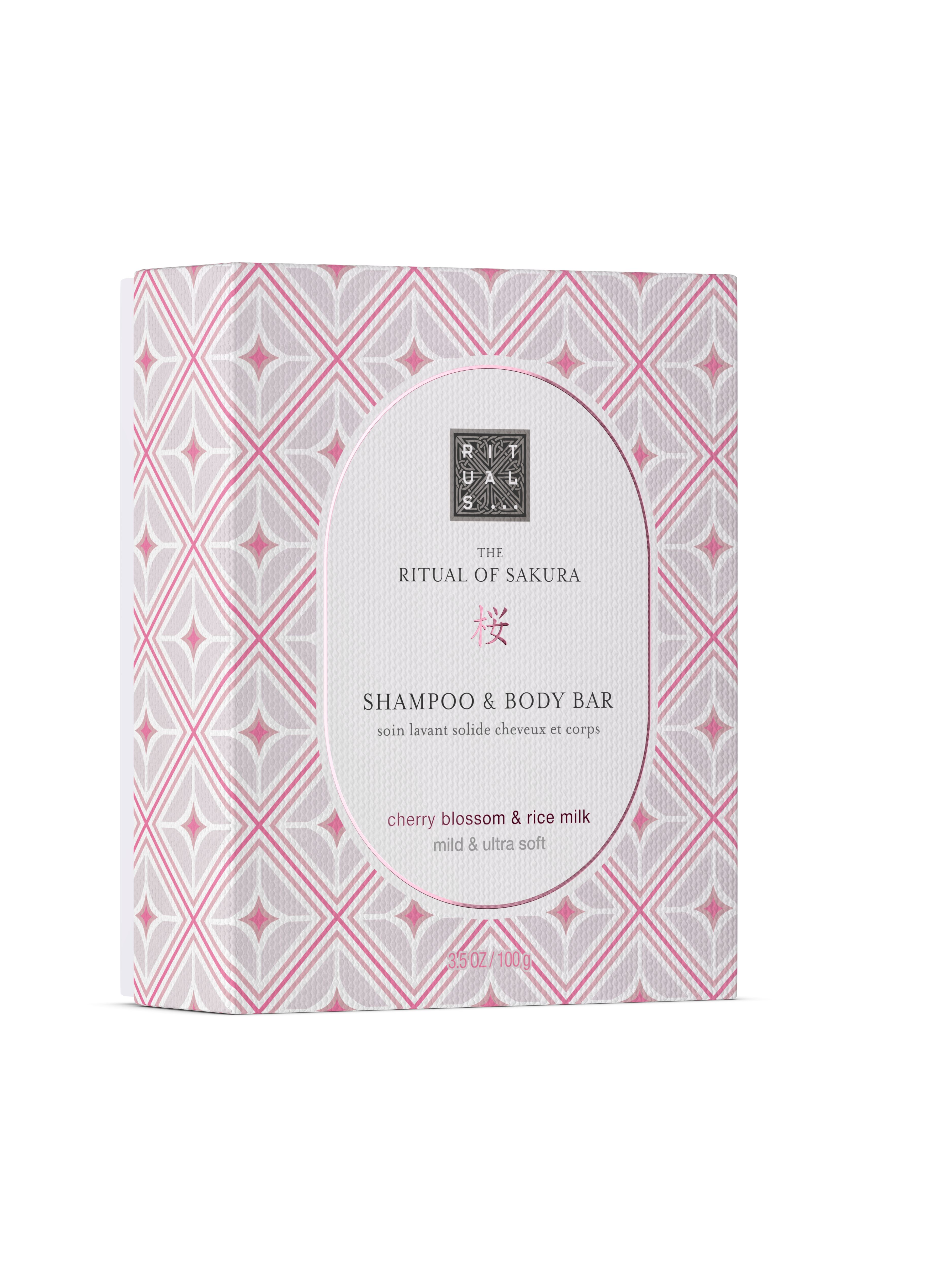 The Ritual of Sakura Shampoo & Body Bar 100g