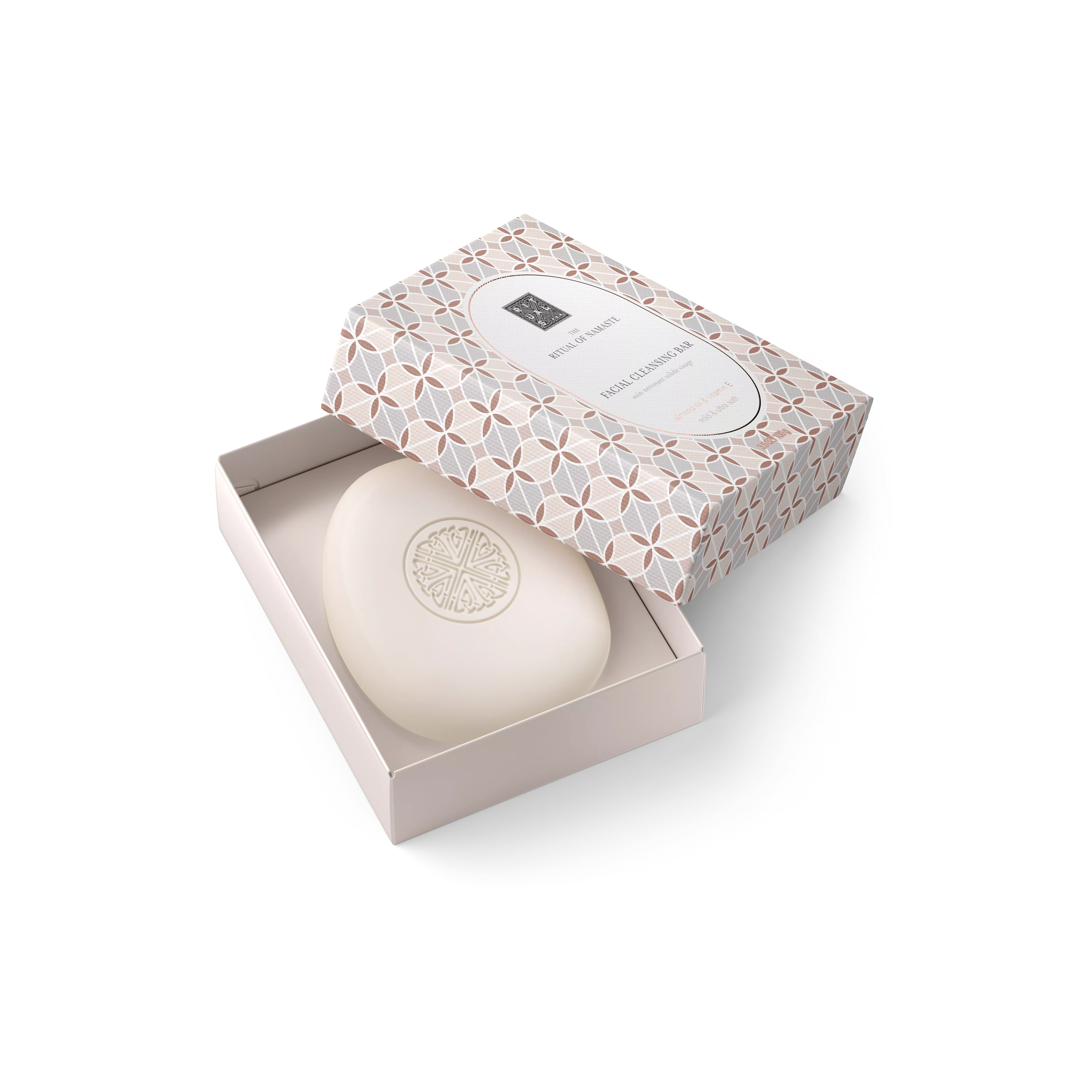 soap free facial cleansing bar, The Ritual of Namaste, White, 100 gr, RITUALS