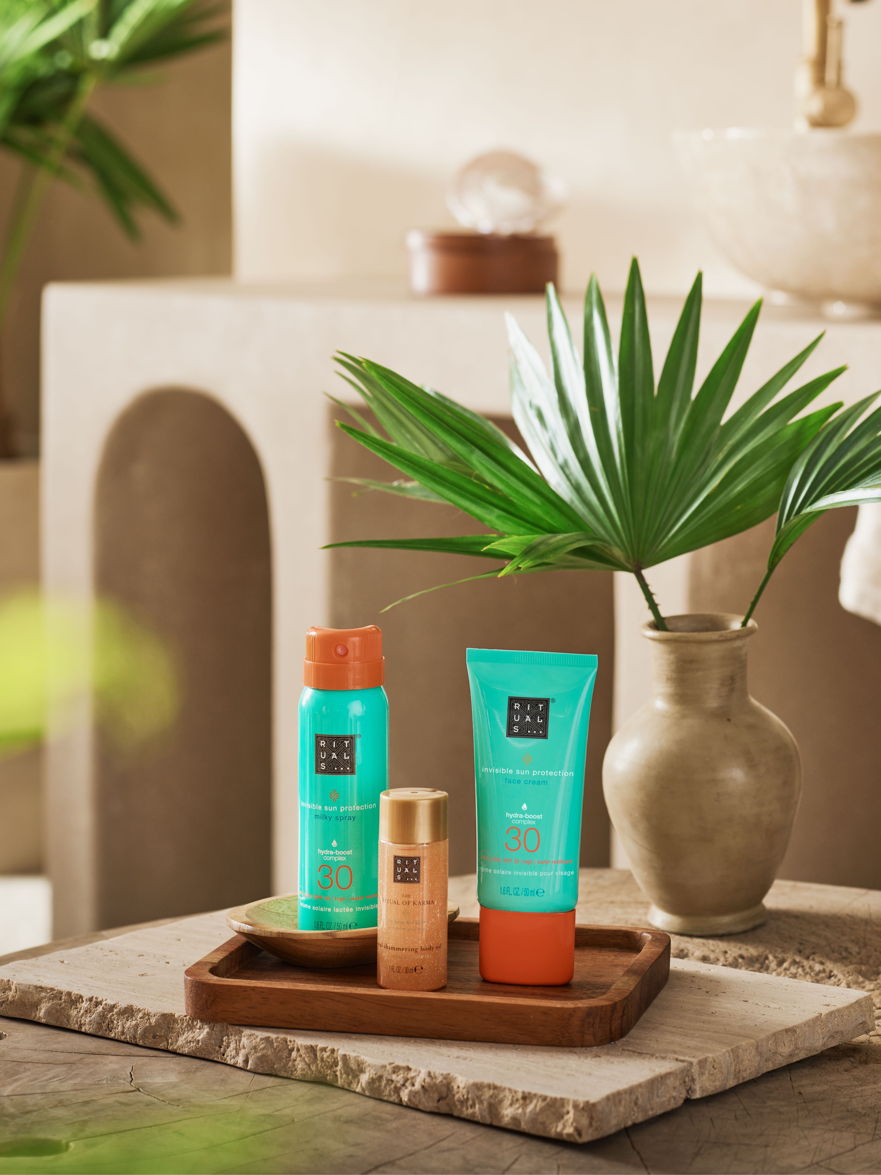 Karma Sun Trial Set Lifestyle with Product