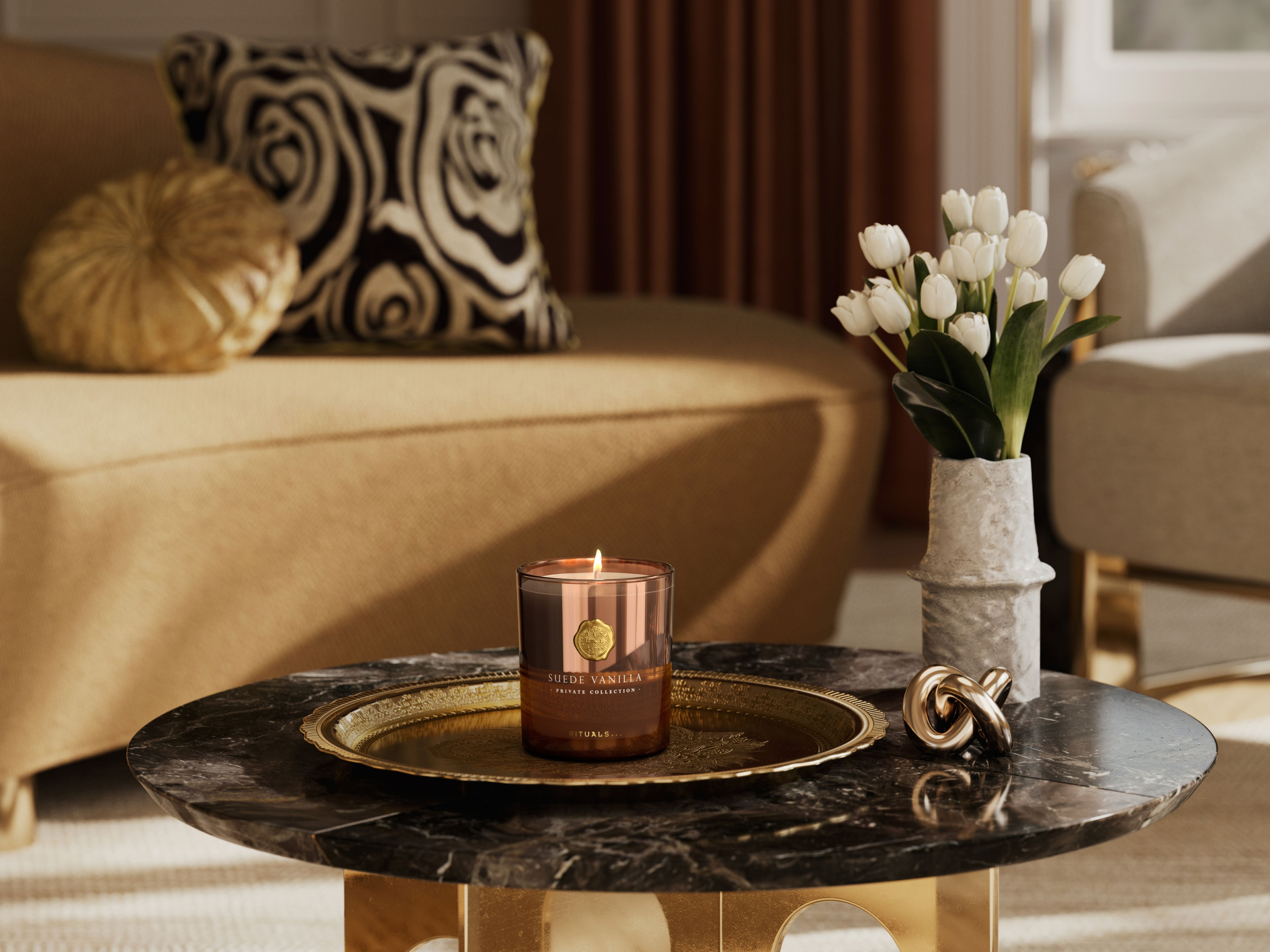 scented candle, privatecollection, Brown, 360 gr, RITUALS